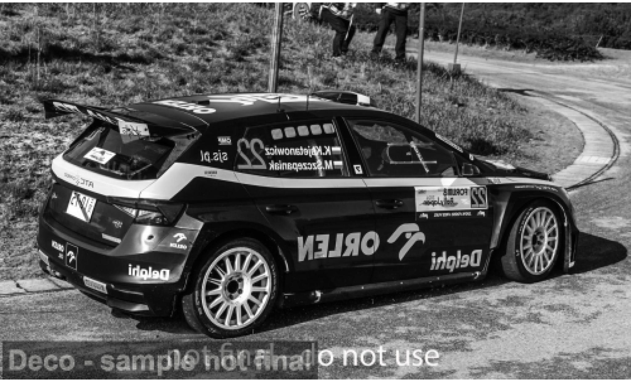 Skoda Fabia 1/43 IXO Rally2 Rally WM Rally Japan 2024 #22 1:43 modelauto