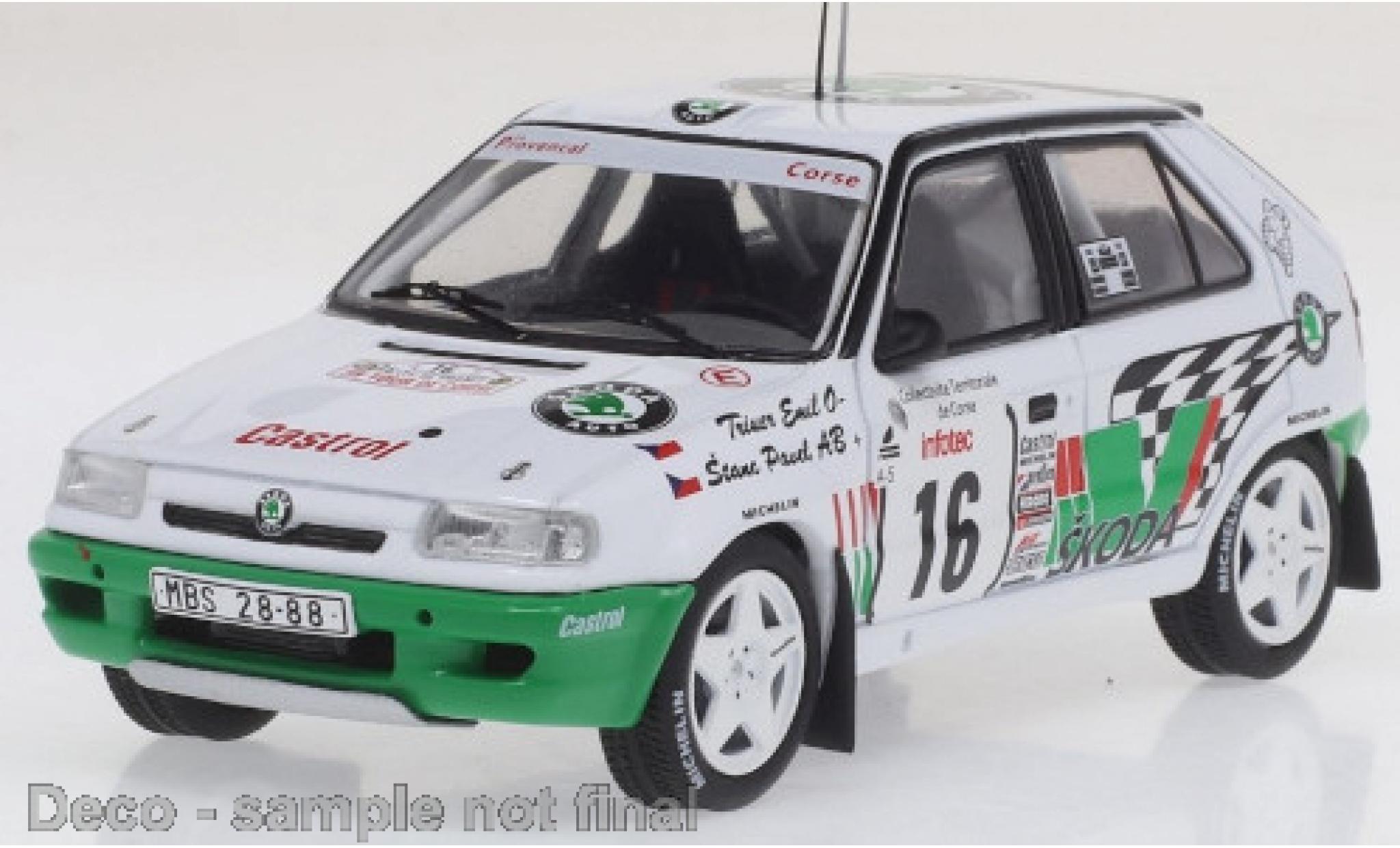 Skoda Felicia 1/43 IXO Kit Car No.16 Rallye Tour de Corse 1995 E.Triner/P.Stanc modelauto