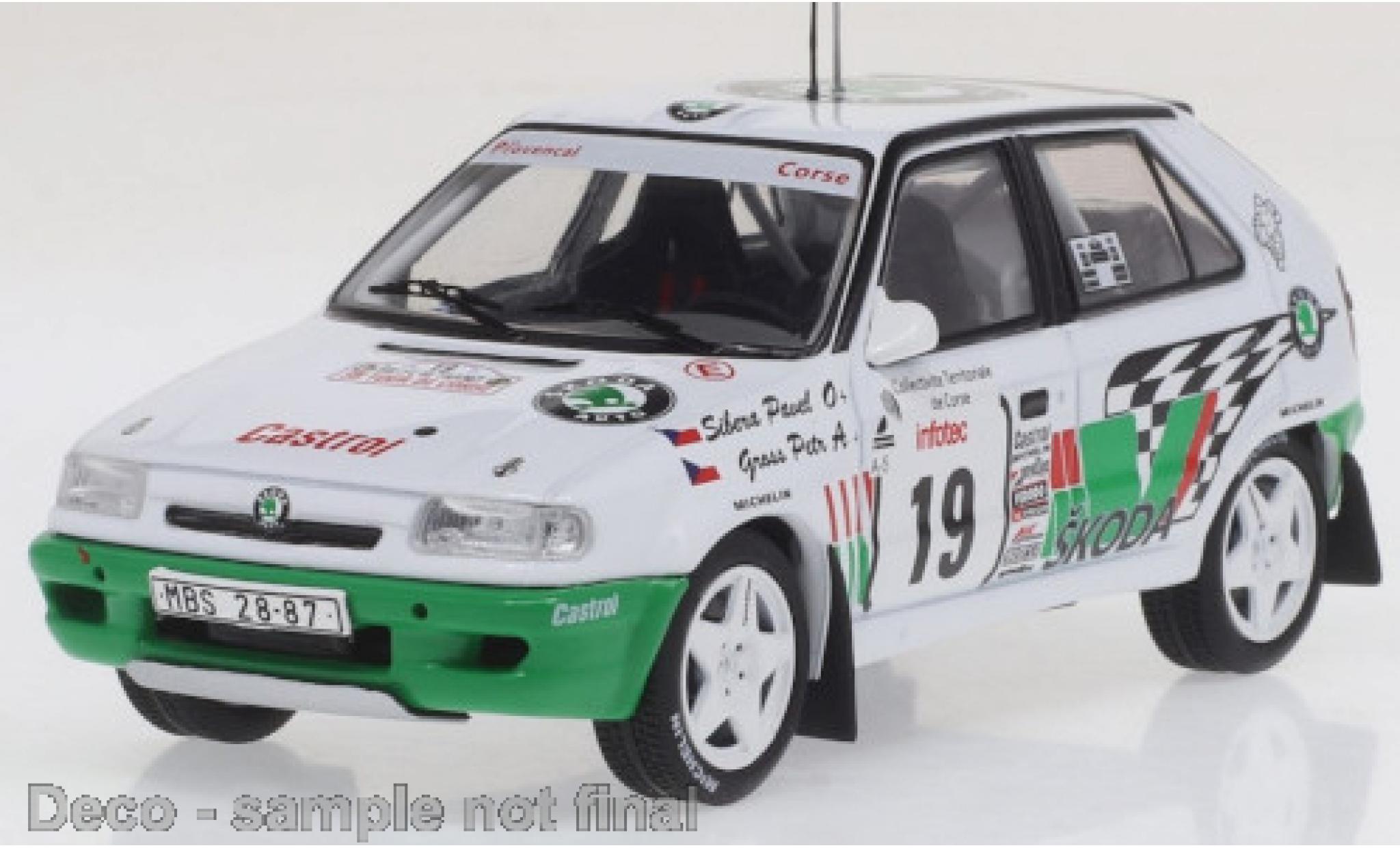 Skoda Felicia 1/43 IXO Kit Car No.19 Rallye Tour de Corse 1995 P.Sibera/P.Gross modelauto