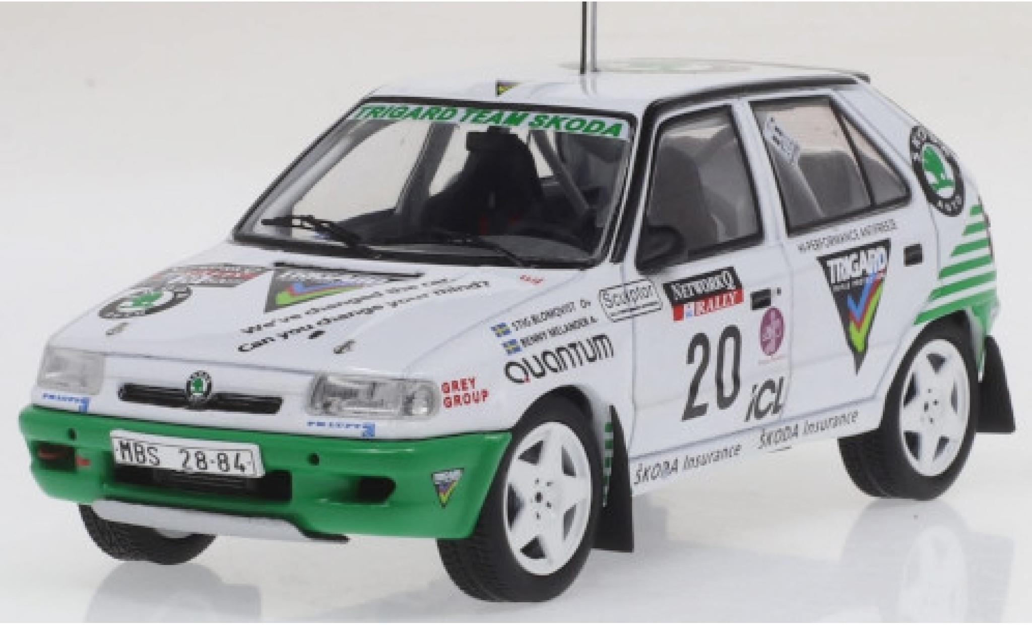 Skoda Felicia 1/43 IXO Kit Car No.20 Trigard Team RAC Rally 1995 S.Blomqvist/B.Melander modelauto
