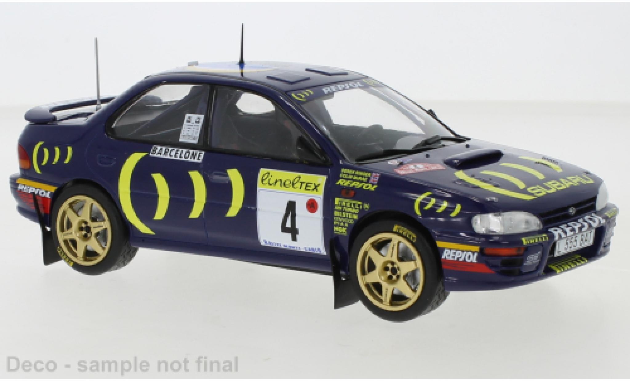 Subaru Impreza 1/24 IXO 555 No.4 Rally Team Rallye Monte-Carlo 1995 C.McRae/D.Ringer modelauto