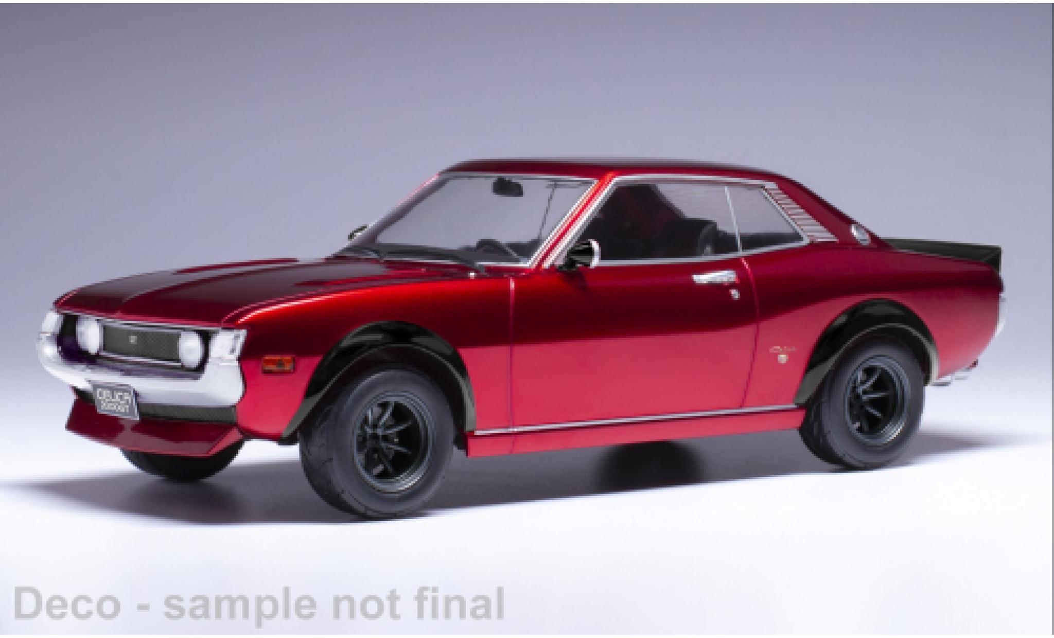 Toyota Celica 1/18 IXO 2000 GT (RA21) metallic rood 1977 1:18 modelauto