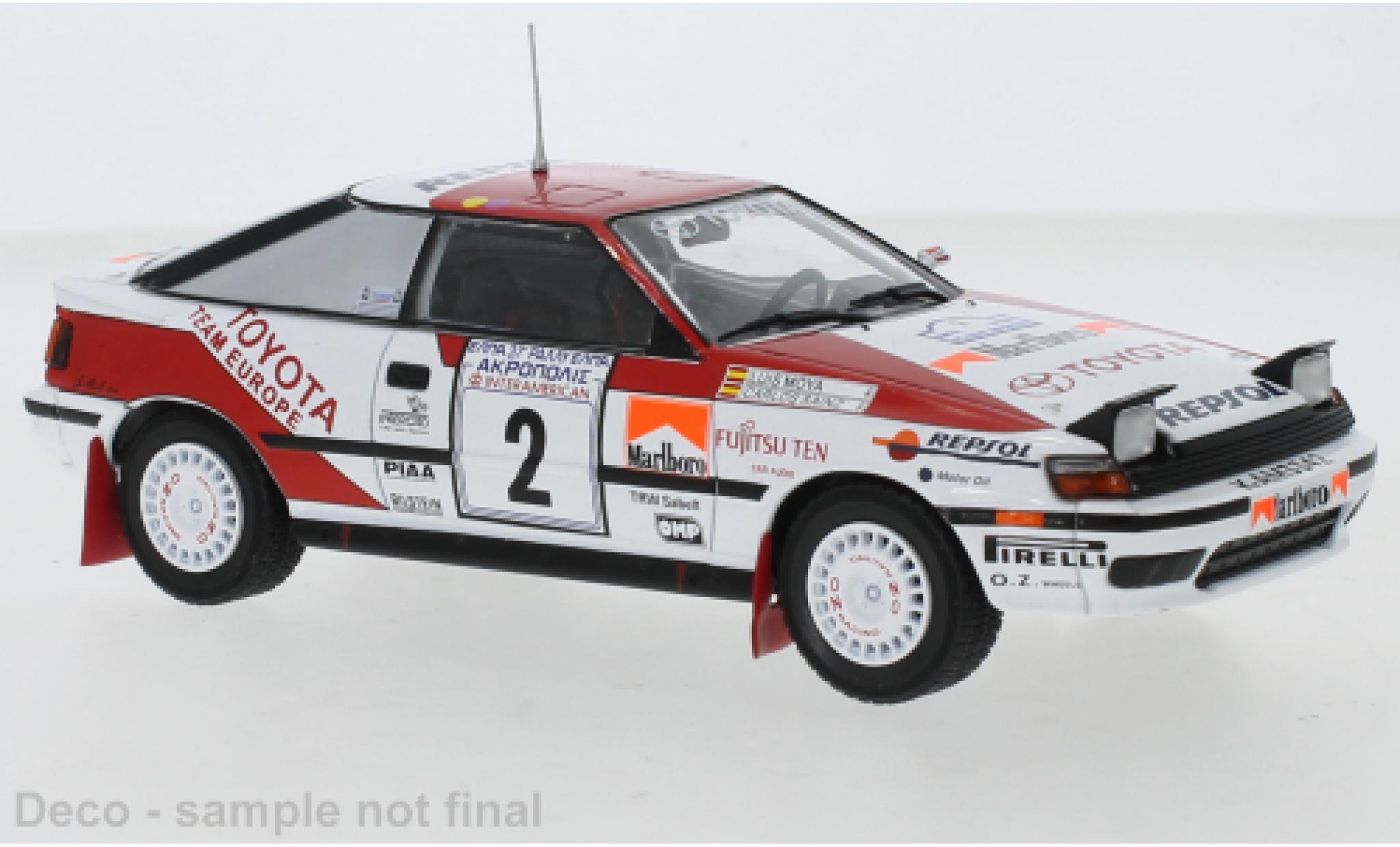 Toyota Celica 1/24 IXO GT-Four No.2 Rallye Acropolis 1990 C.Sainz/L.Moya modelauto