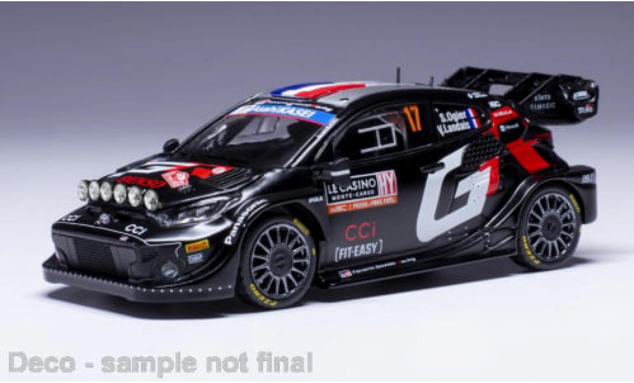 Toyota Yaris 1/43 IXO GR Rally1 Hybrid No.17 Rallye WM Rallye Monte Carlo 2024 1:43 modelauto