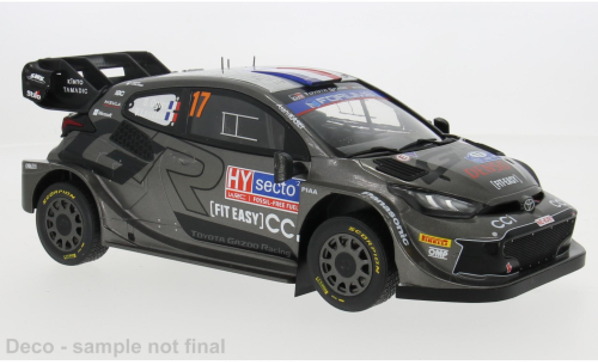 Toyota Yaris 1/18 IXO GR Rally1 Hybrid Rally WM Rally Finland 2024 #17 1:18 modelauto