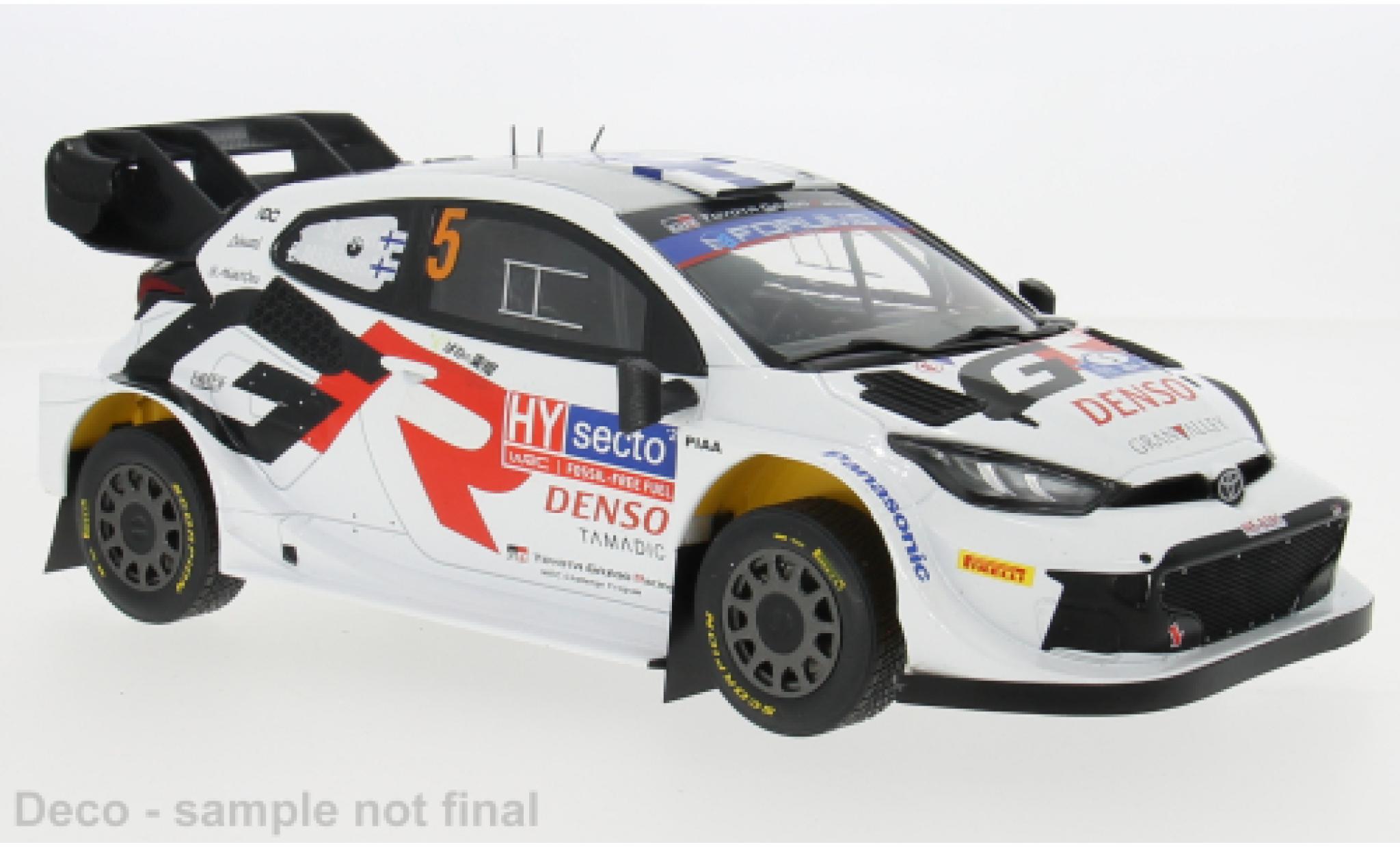 Toyota Yaris 1/18 IXO GR Rally1 Hybrid Rally WM Rally Finland 2024 #5 1:18 modelauto