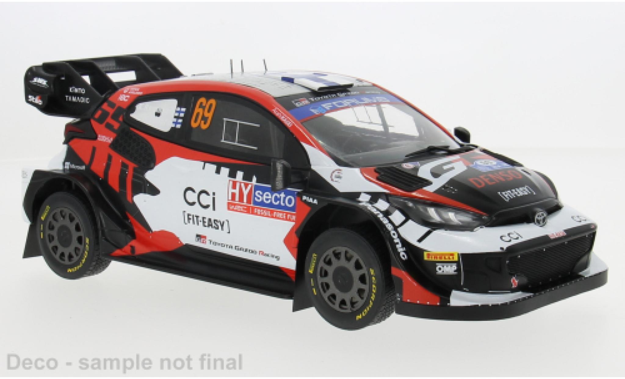 Toyota Yaris 1/18 IXO GR Rally1 Hybrid Rally WM Rally Finland 2024 #69 1:18 modelauto