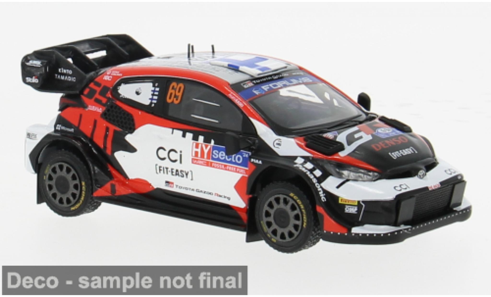 Toyota Yaris 1/43 IXO GR Rally1 Hybrid Rally WM Rally Finland 2024 #69 1:43 modelauto