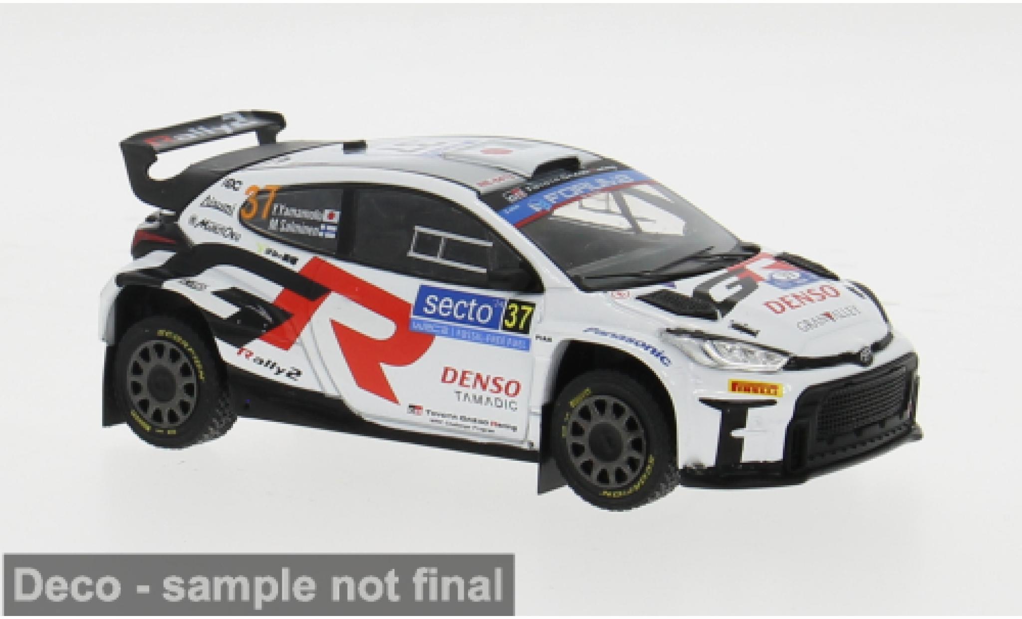 Toyota Yaris 1/43 IXO GR Rally2 Rally WM Rally Finland 2024 #37 1:43 modelauto