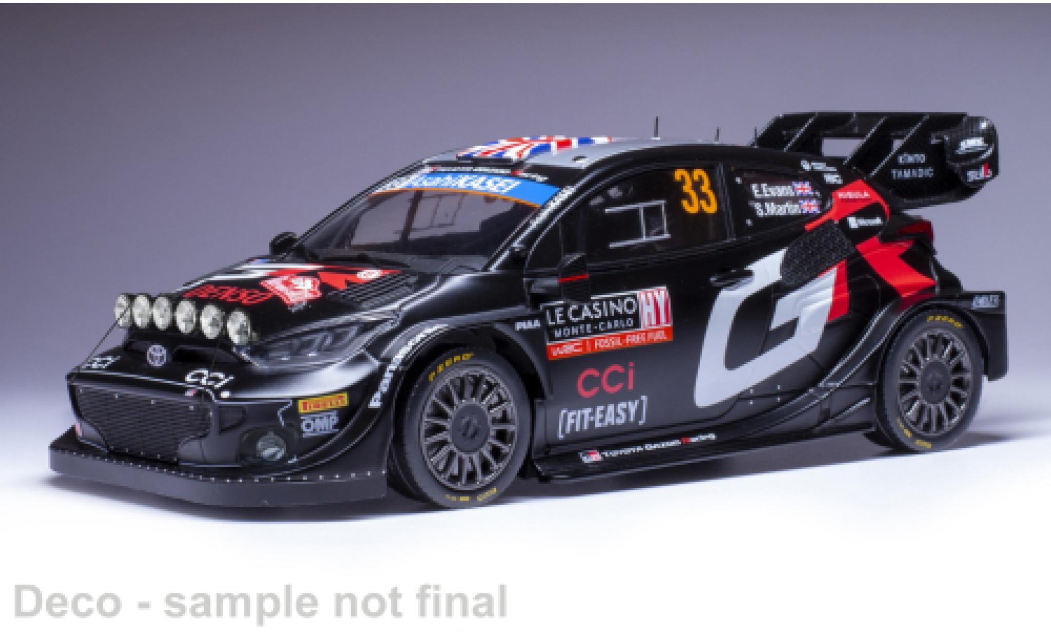 Toyota Yaris 1/18 IXO Rally 1 No.33 WRC Rally Monte Carlo 2024 1:18 modelauto