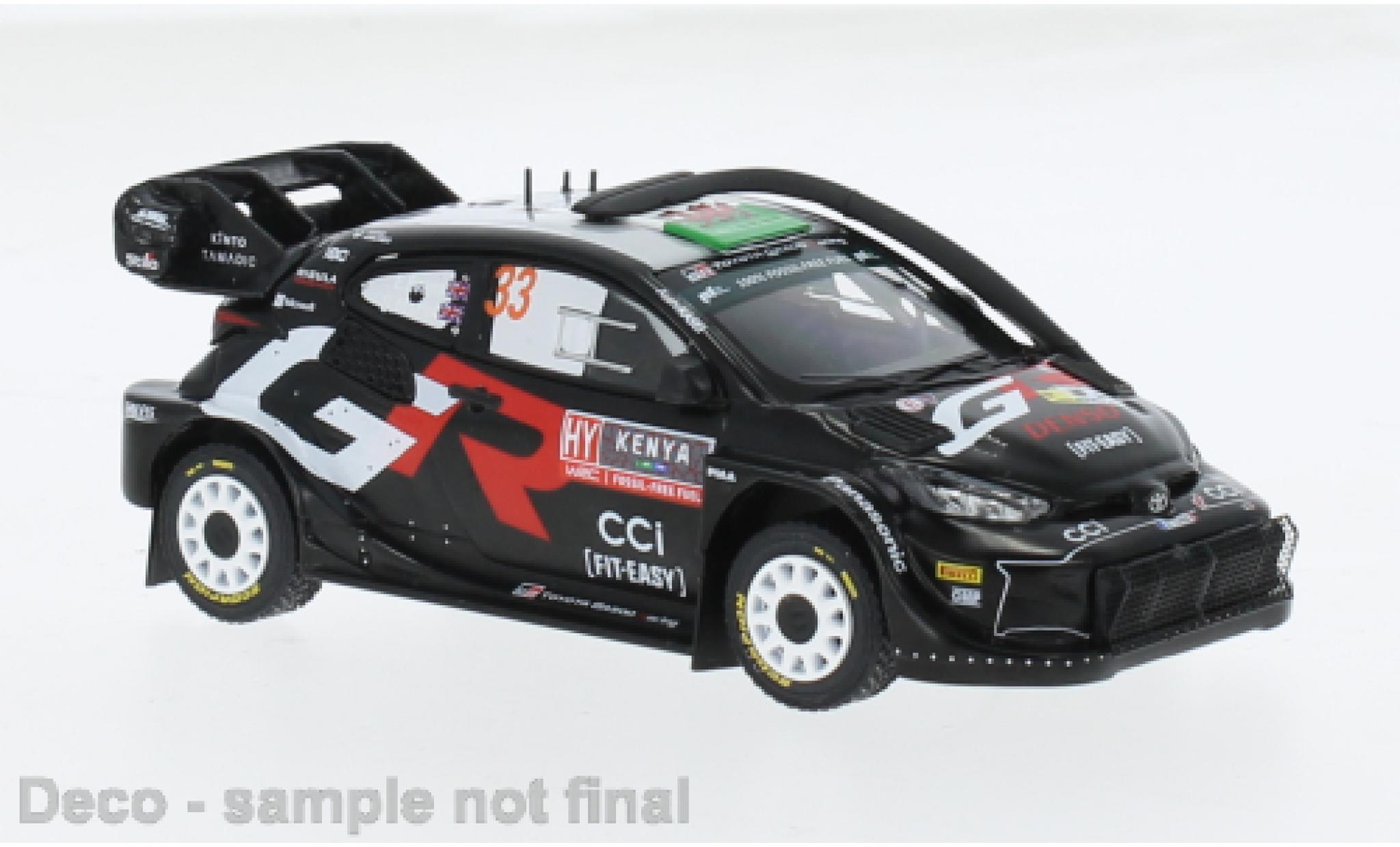 Toyota Yaris 1/43 IXO Rally 1 No.33 WRC Safari Rallye Kenia 2024 1:43 modelauto