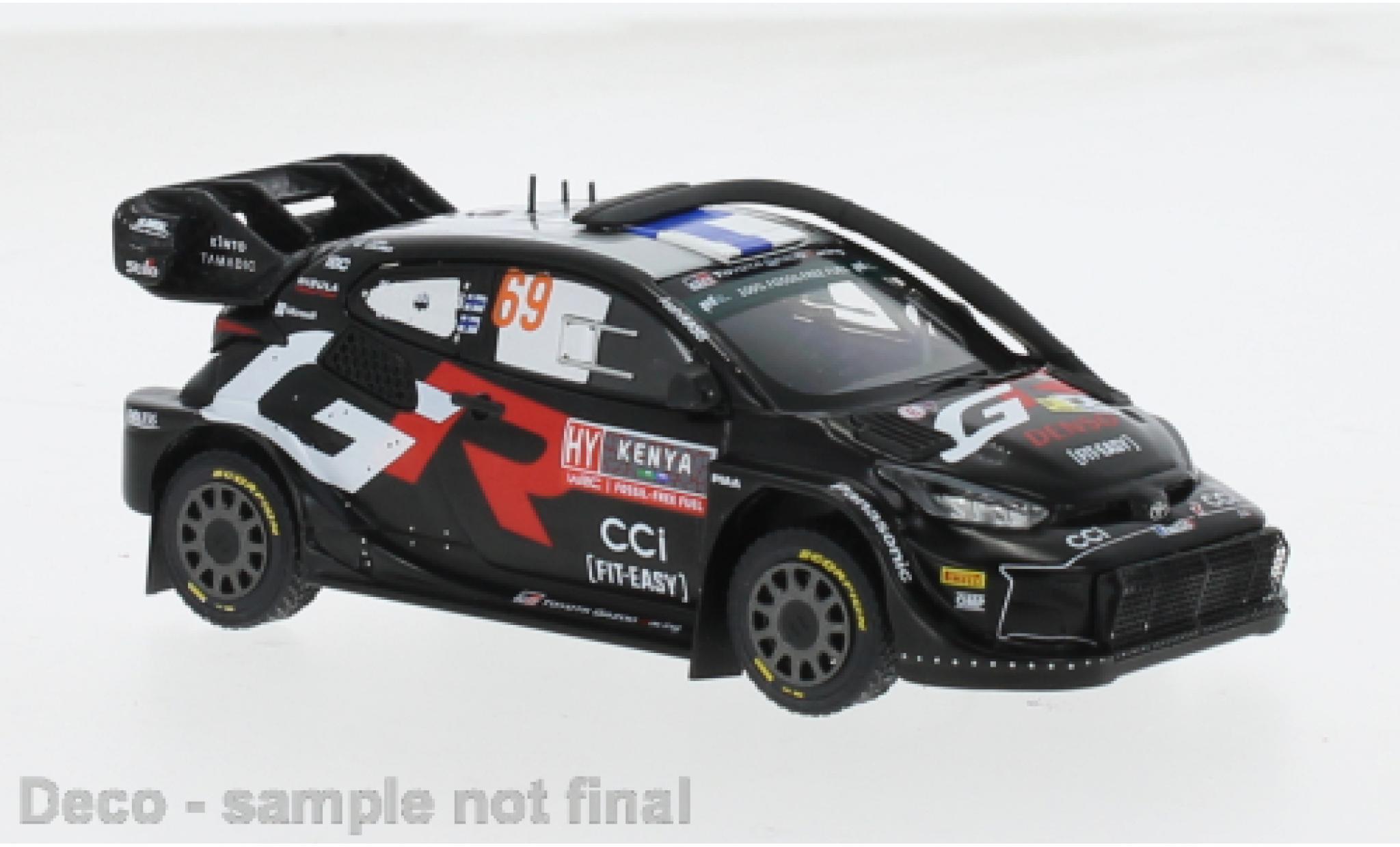 Toyota Yaris 1/43 IXO Rally 1 No.69 WRC Safari Rallye Kenia 2024 1:43 modelauto