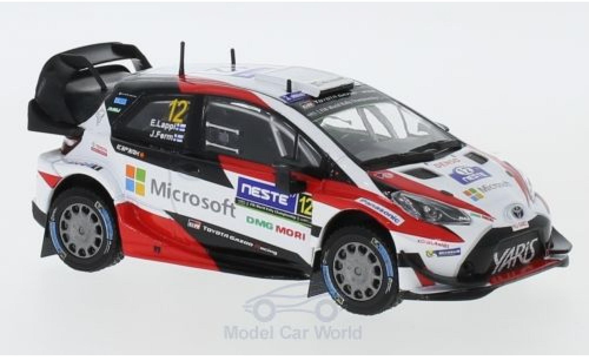 Toyota Yaris 1/43 IXO WRC No.12 GAZOO Racing WRC Rallye WM Rallye Finnland 2017 E.Lappi/J.Ferm modelauto