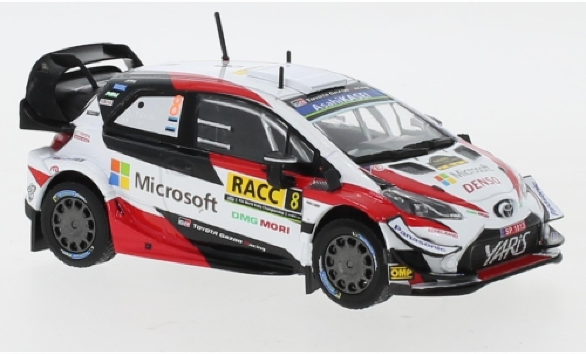 Toyota Yaris 1/43 IXO WRC No.8 Microsoft Rallye WM Rally Catalunya 2019 O.T&auml;nak/M.J&auml;rveoja modelauto