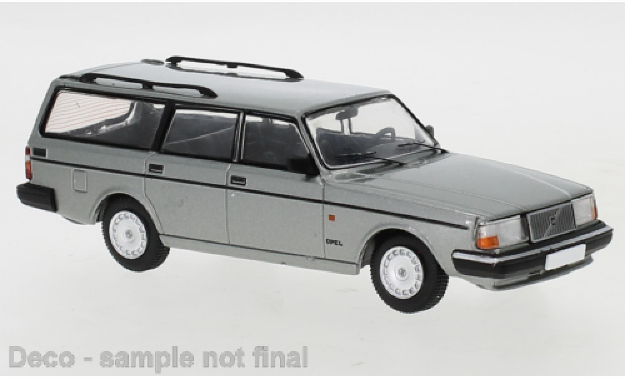 Volvo 240 1/43 IXO Polar metallic grijs 1988 modelauto