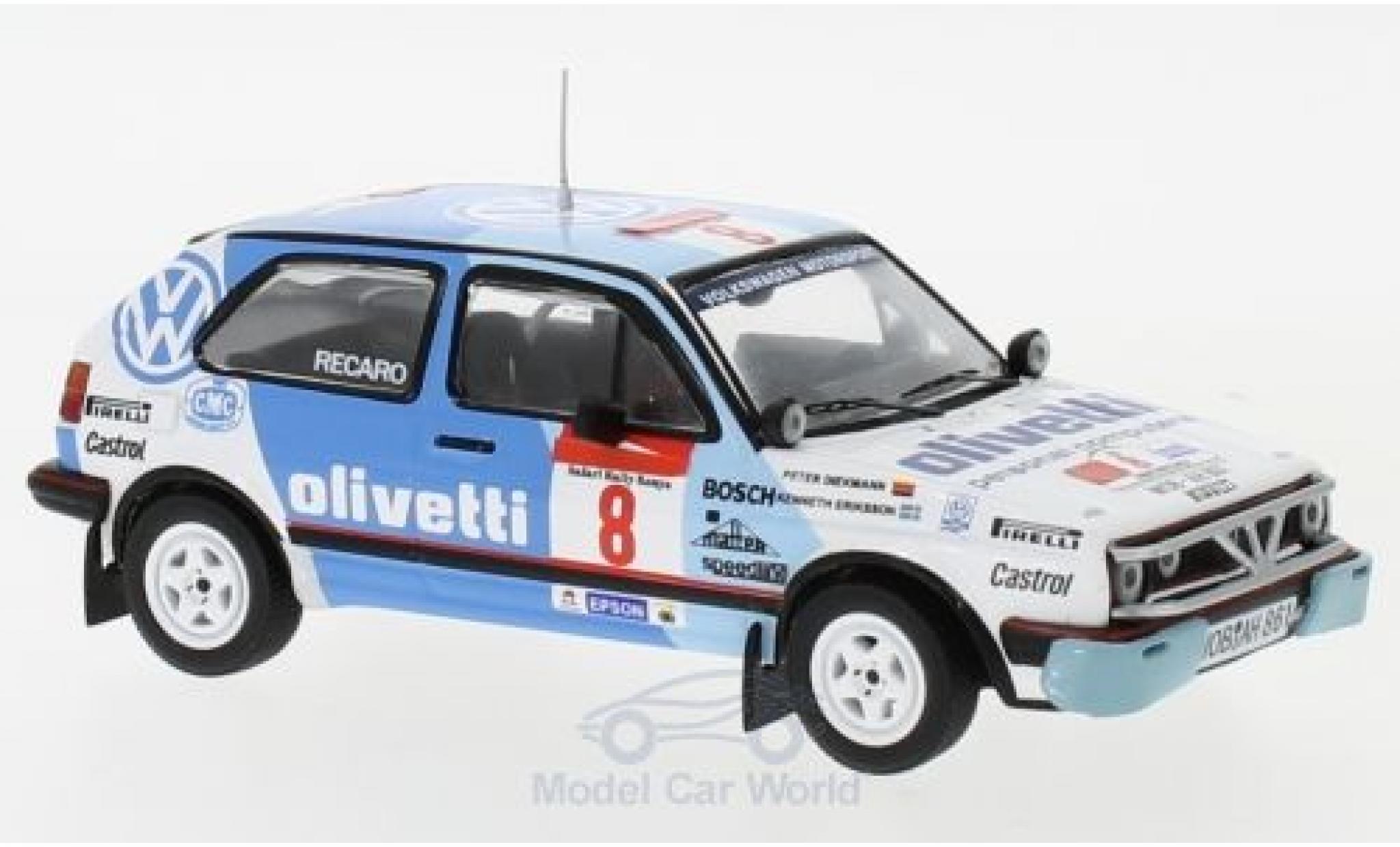 Volkswagen Golf 1/43 IXO II GTI 16V No.8 Motorsport Rallye WM Safari Rallye 1987 M.Ericsson/P.Diekmann modelauto