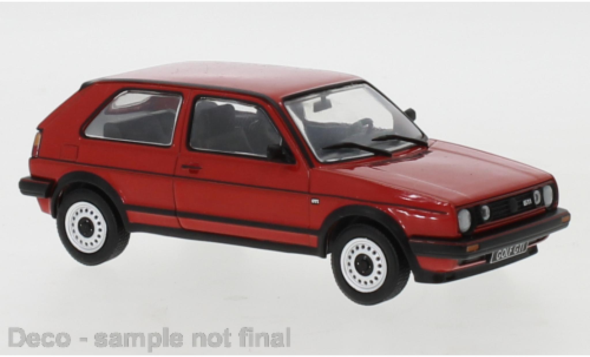 Volkswagen Golf 1/43 IXO II GTI rood 1984 modelauto