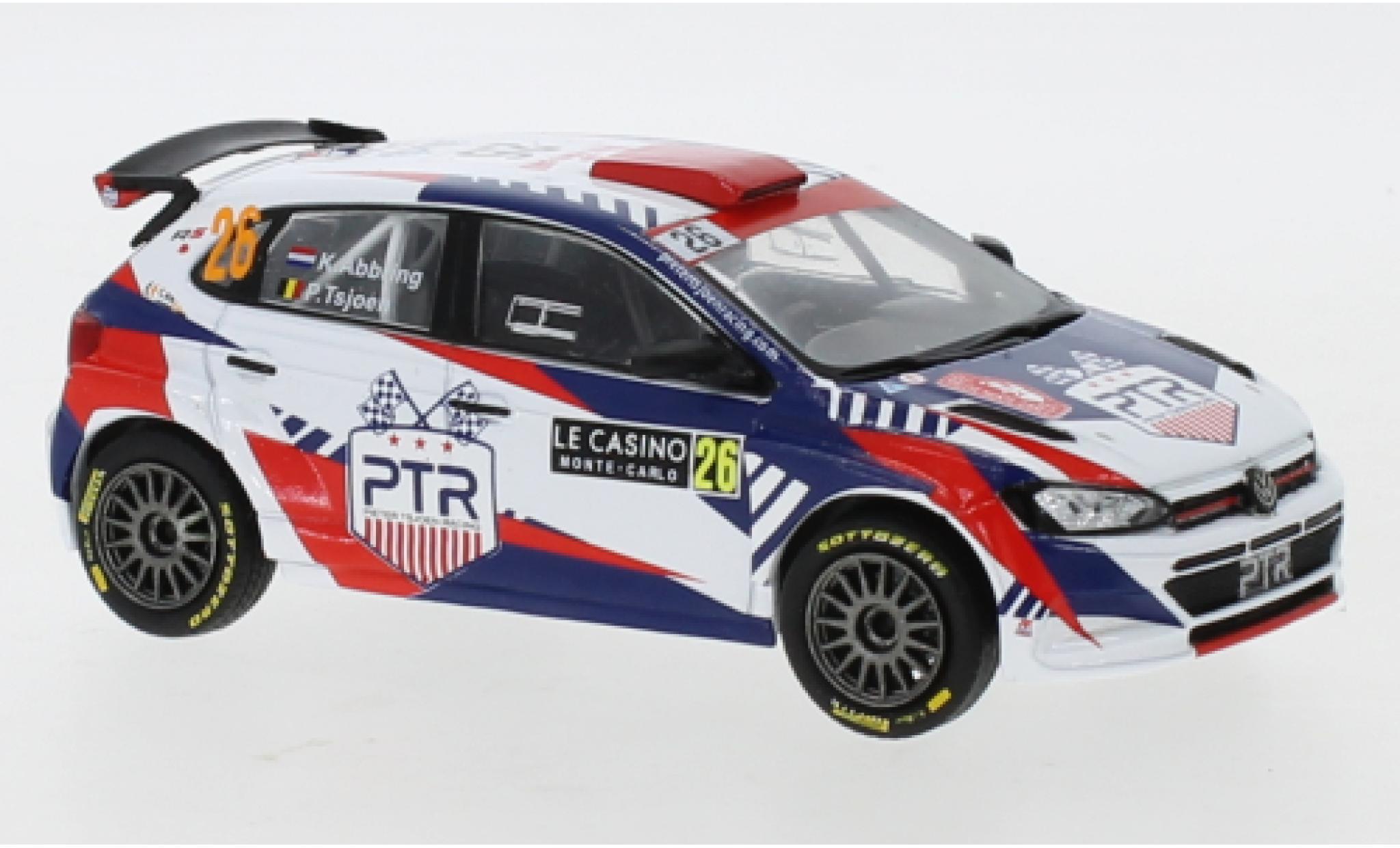 Volkswagen Polo 1/43 IXO GTI R5 No.26 Rally Monte Carlo 2021 K.Abbring/P.Tsjoen modelauto