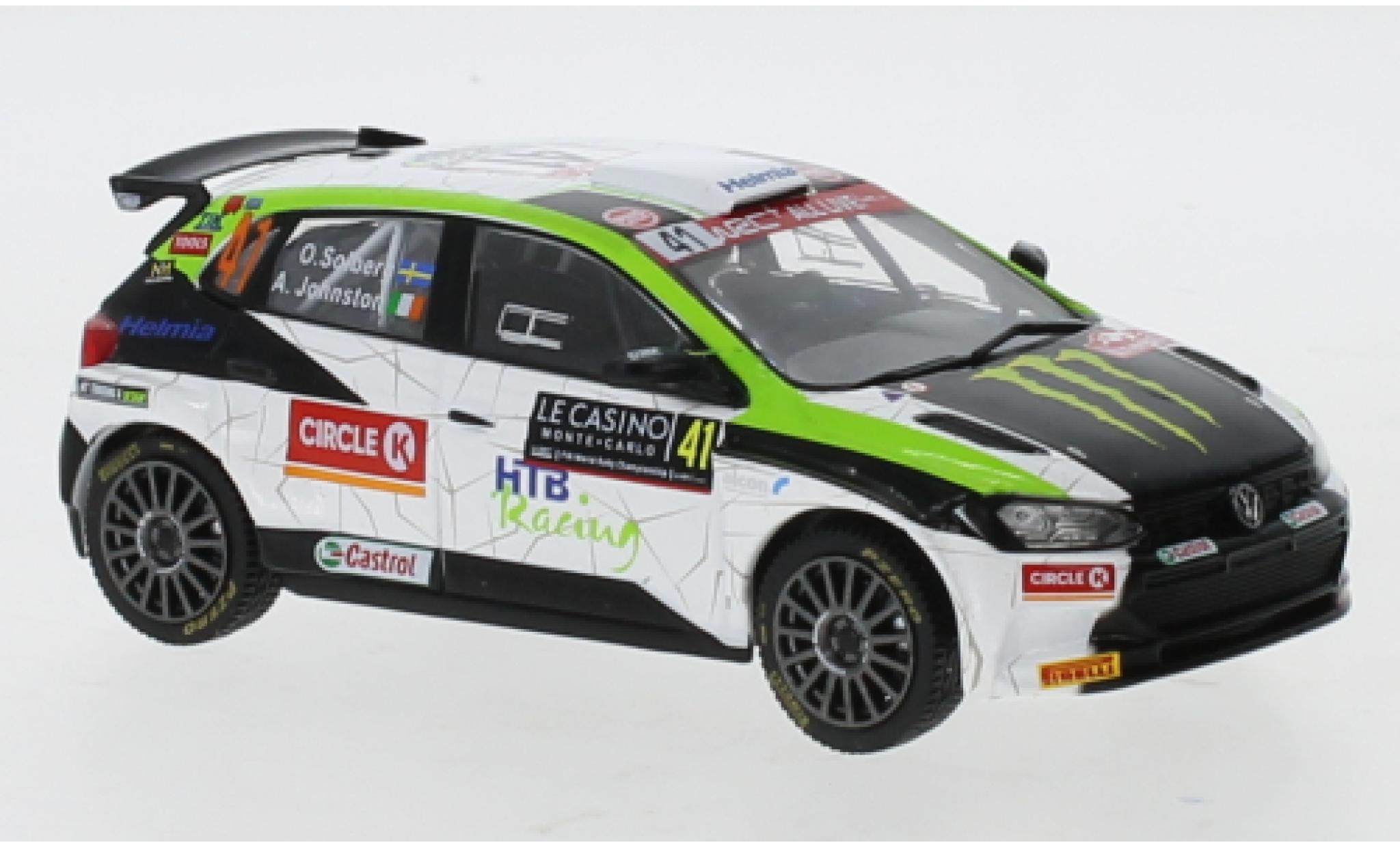 Volkswagen Polo 1/43 IXO GTI R5 No.41 Rallye WM Rallye Monte Carlo 2020 O.Solberg/A.Johnston modelauto