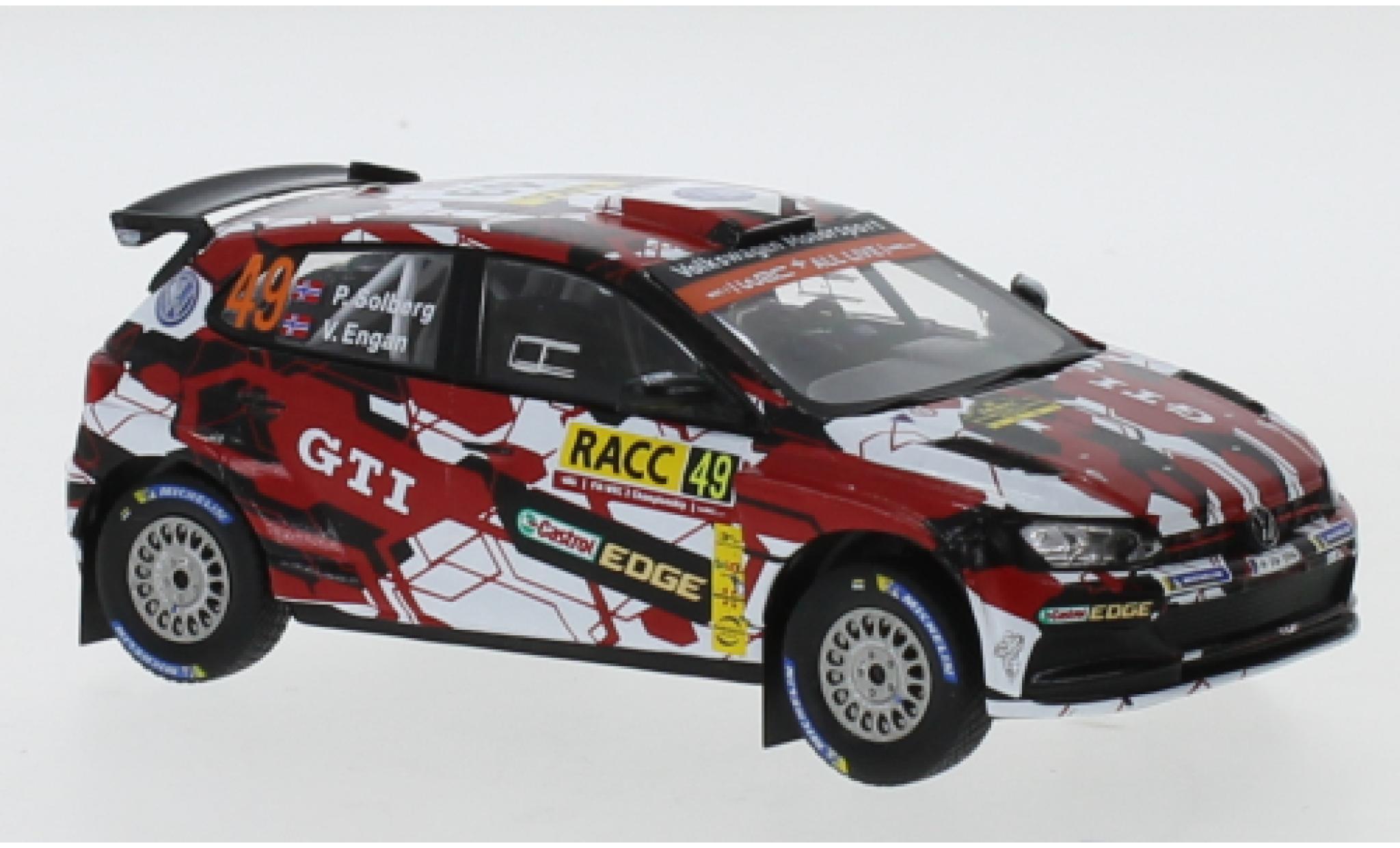 Volkswagen Polo 1/43 IXO GTI R5 No.49 Rallye WM Rallye Catalunya 2018 P.Solberg/V.Engan modelauto
