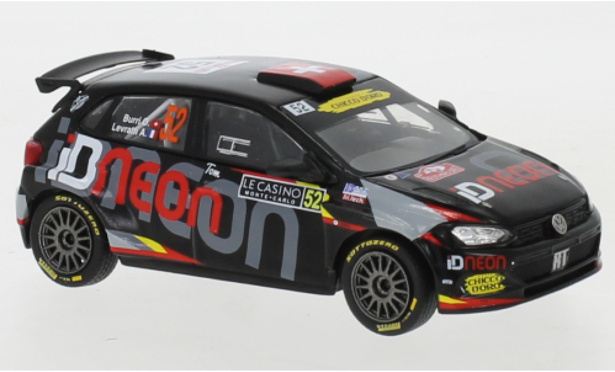 Volkswagen Polo 1/43 IXO GTI R5 No.52 Rally Monte Carlo 2021 O.Burri/A.Levratti modelauto