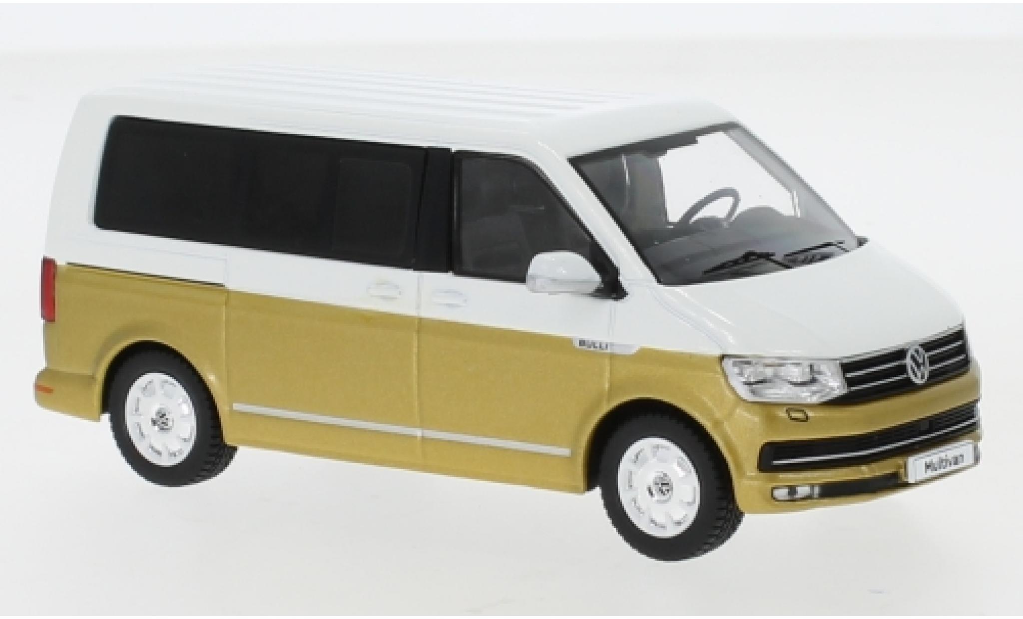 Volkswagen T6 1/43 IXO Multivan wit/gold 2017 modelauto
