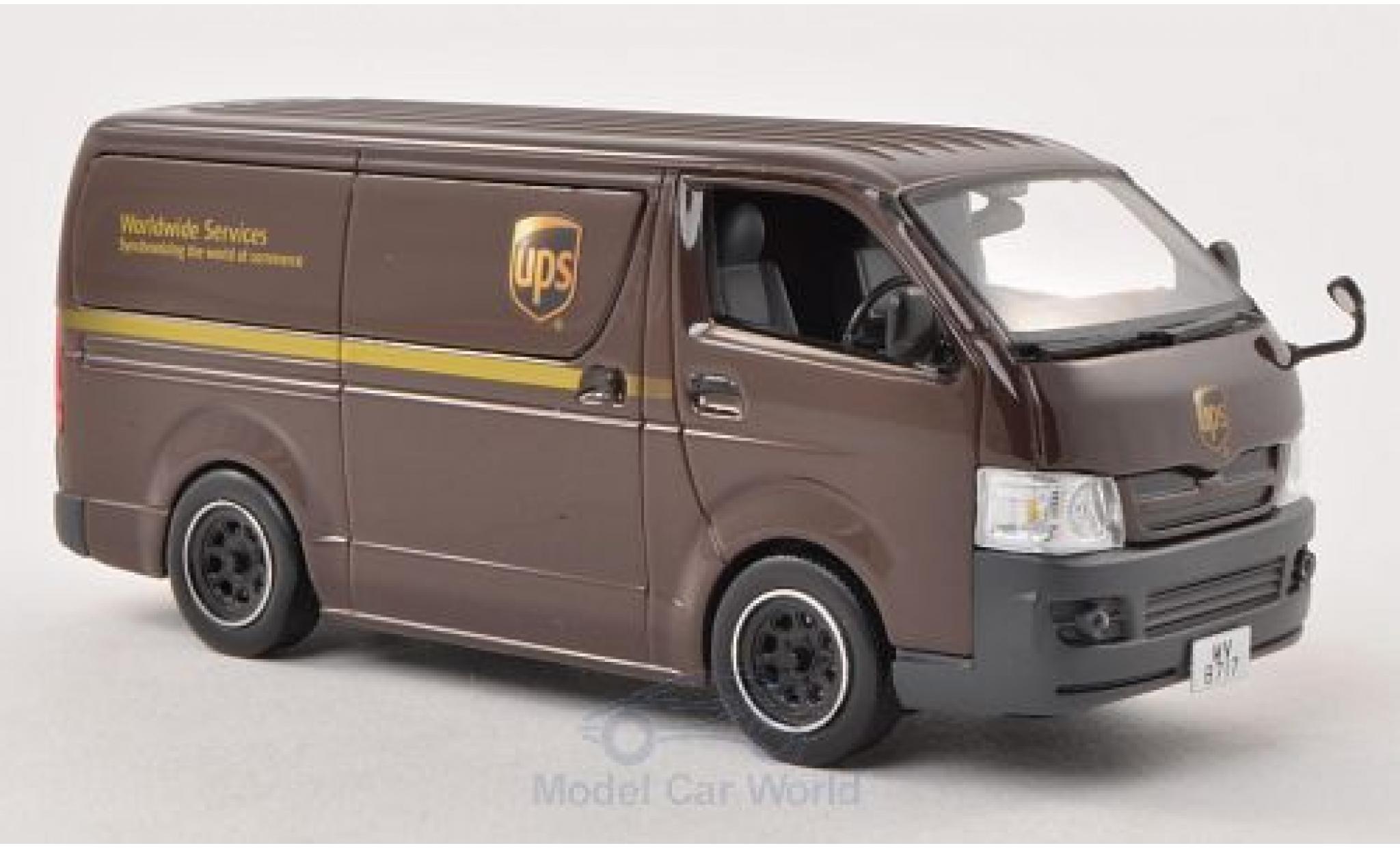 Toyota Hiace 1/43 J Collection Van RHD UPS (HK) 2007 modelauto