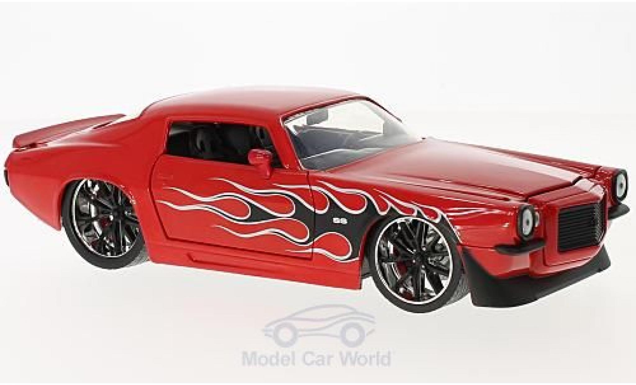 Chevrolet Camaro 1/24 Jada Toys rood/Dekor 1971 modelauto