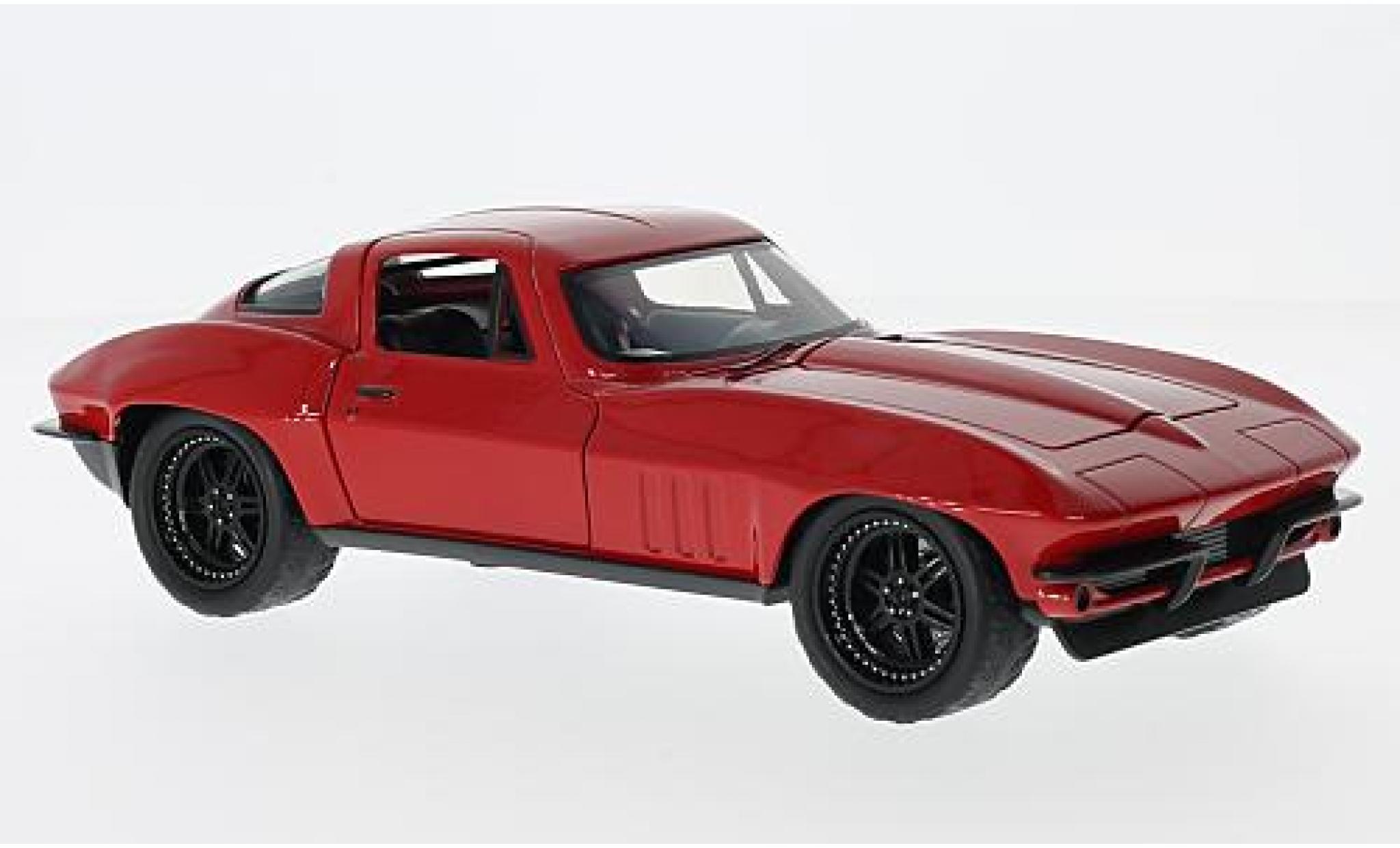 Chevrolet Corvette 1/24 Jada Toys C2 rood Fast & Furious tuning sans Vitrine modelauto
