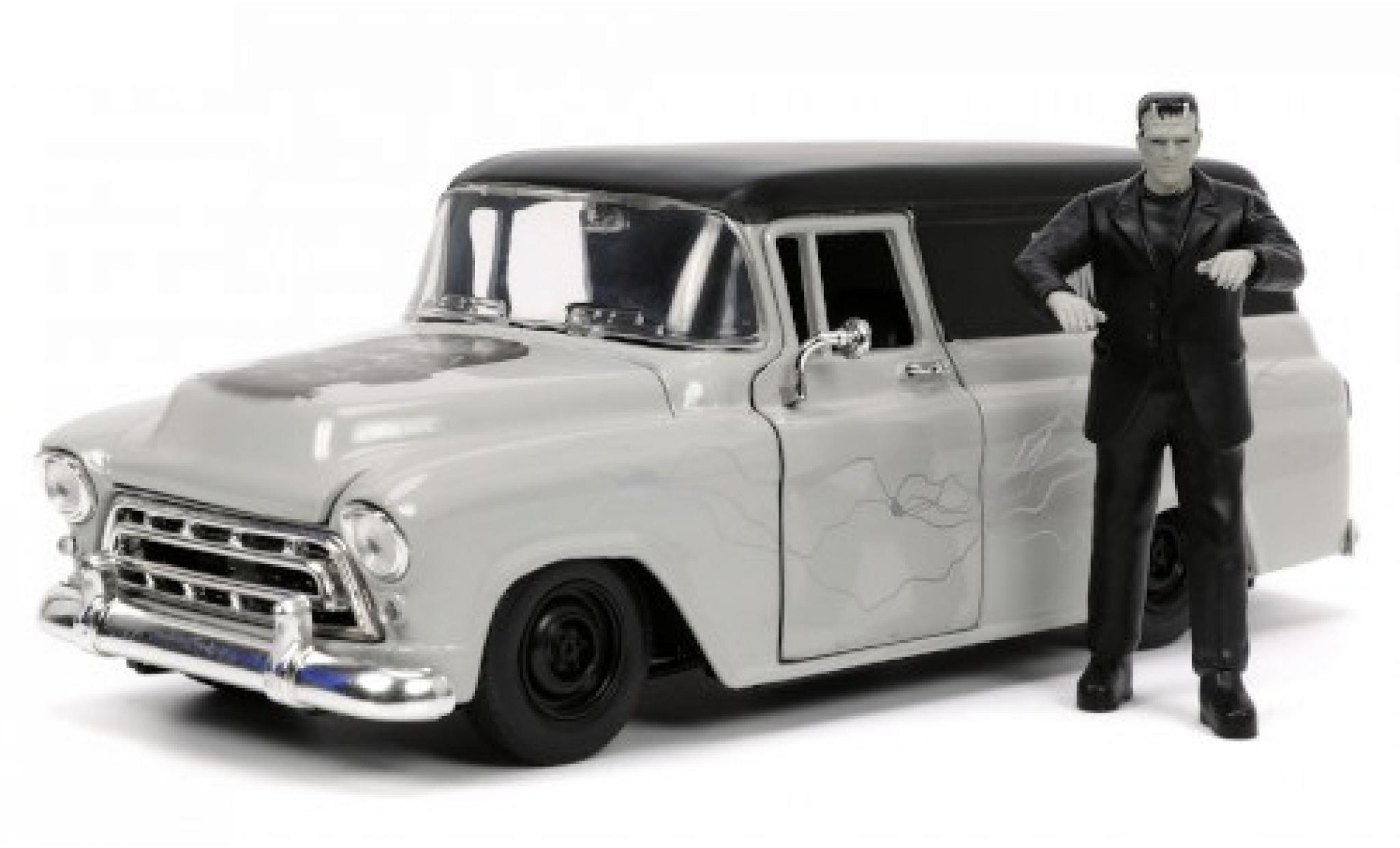 Chevrolet Suburban 1/24 Jada Toys Frankenstein 1957 mit Figur modelauto