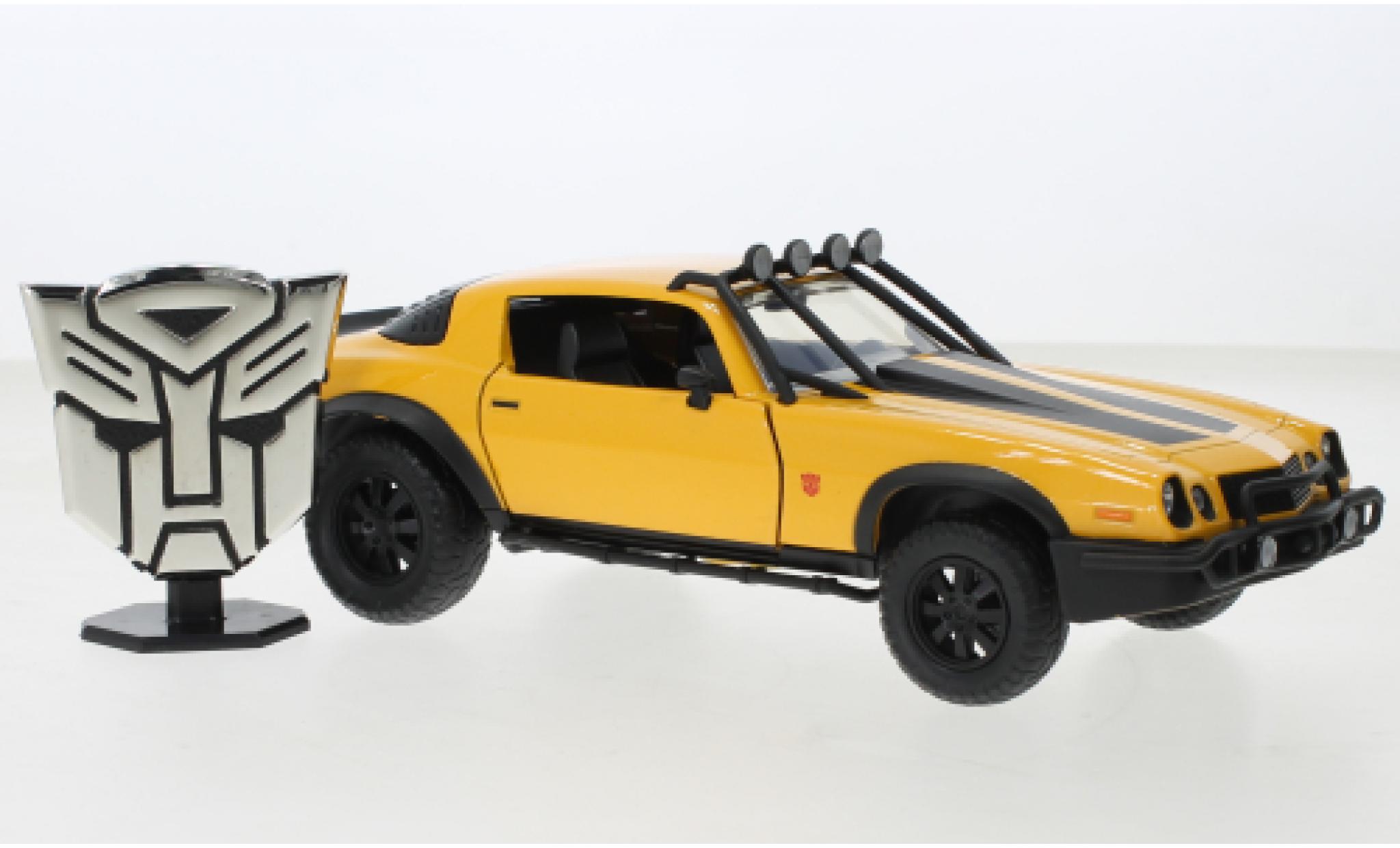Chevrolet Camaro 1/24 Jada Toys Jada oranje/zwart Transformers Bumblebee 1977 modelauto