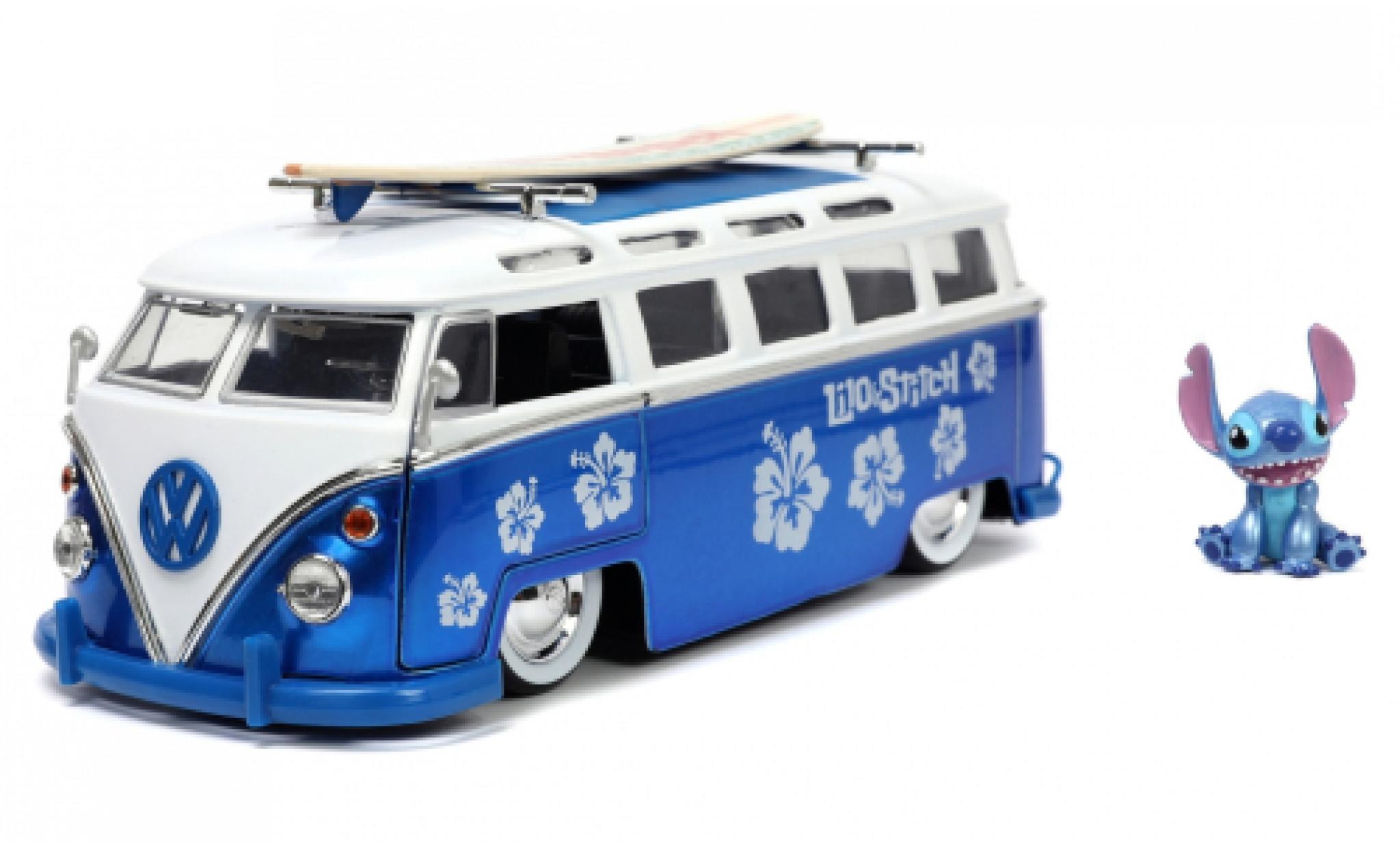 Volkswagen T1 1/24 Jada Toys Bus Lowrider Lilo & Stitch modelauto