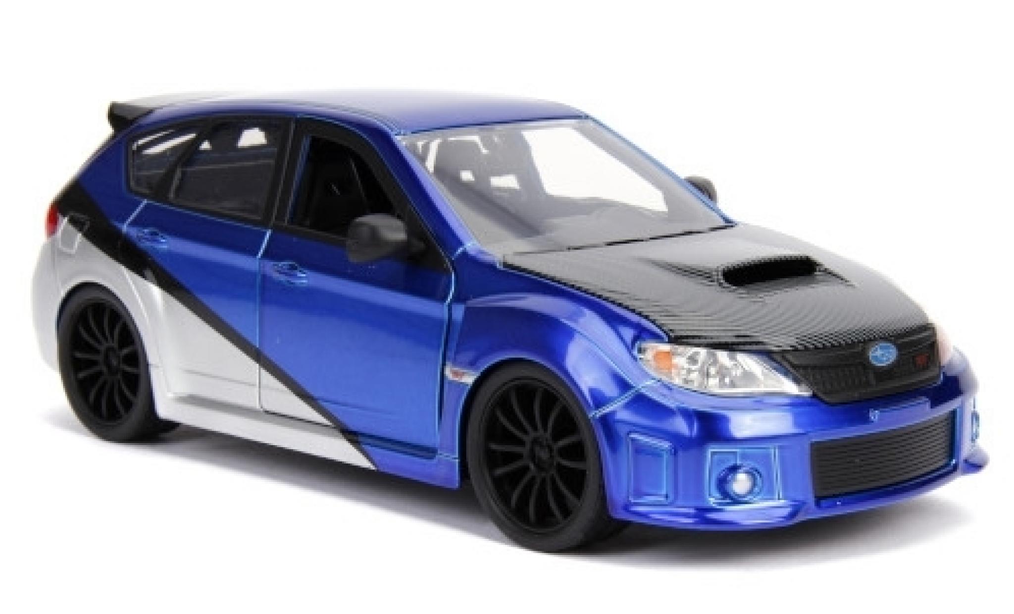 Subaru Impreza 1/24 Jada Toys WRX STi Tuning blauw/grijs Fast & Furious 2012 modelauto
