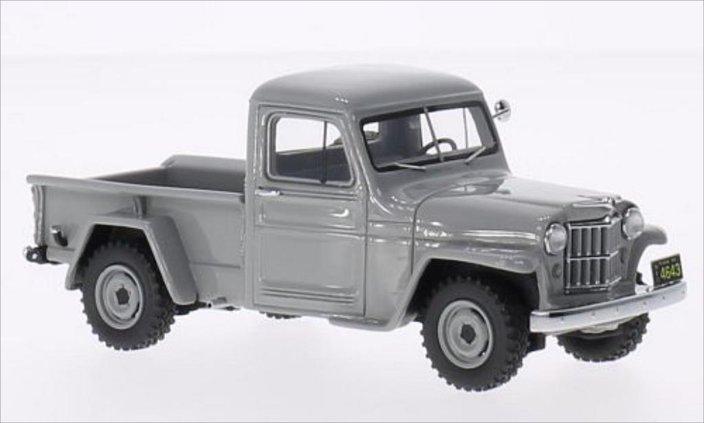 Jeep Willys 1/43 Neo Pick Up grijs 1954 modelauto