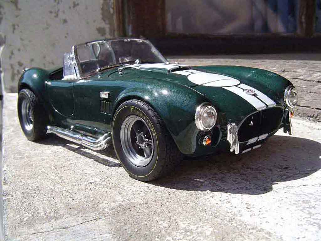 Shelby Ac Cobra 1/18 Yat Ming 427 s/c grun jantes gmp modelauto