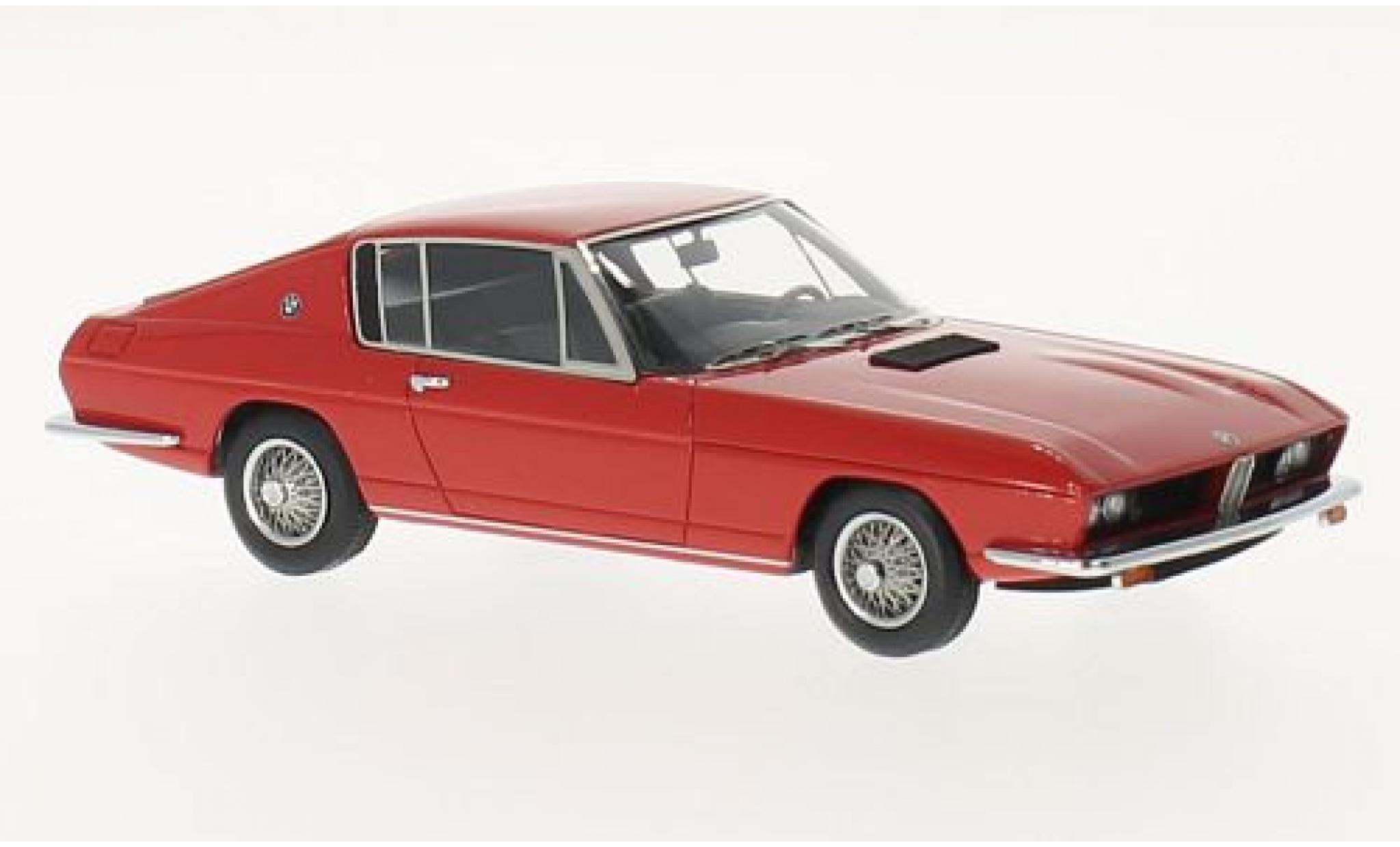 Bmw 2000 1/43 Kess TI Coupe Frua rood 1968 modelauto