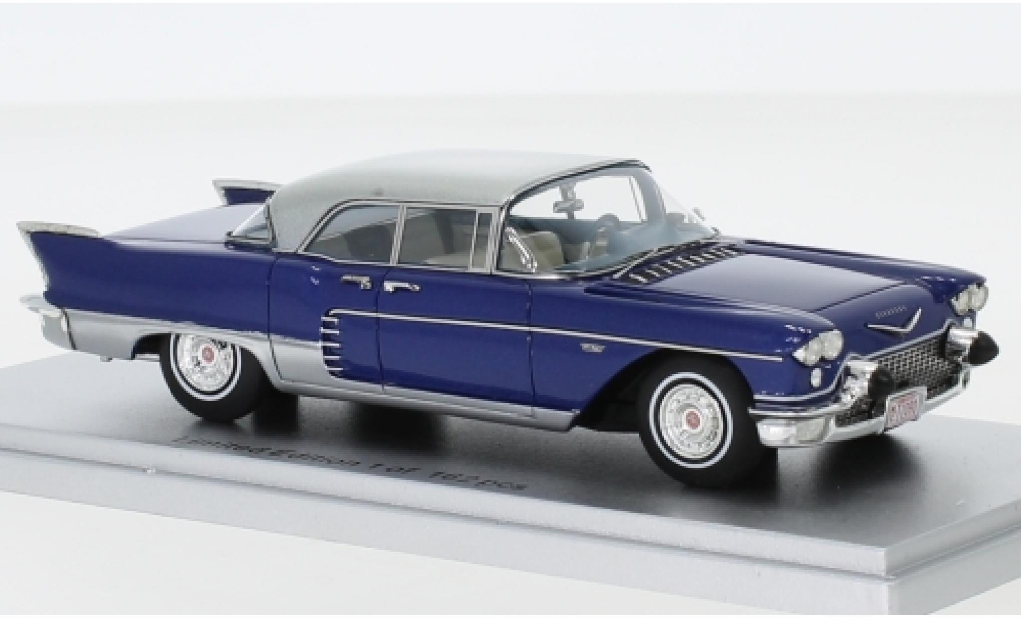 Cadillac Eldorado 1/43 Kess Brougham metallic blauw/grijs 1957 modelauto