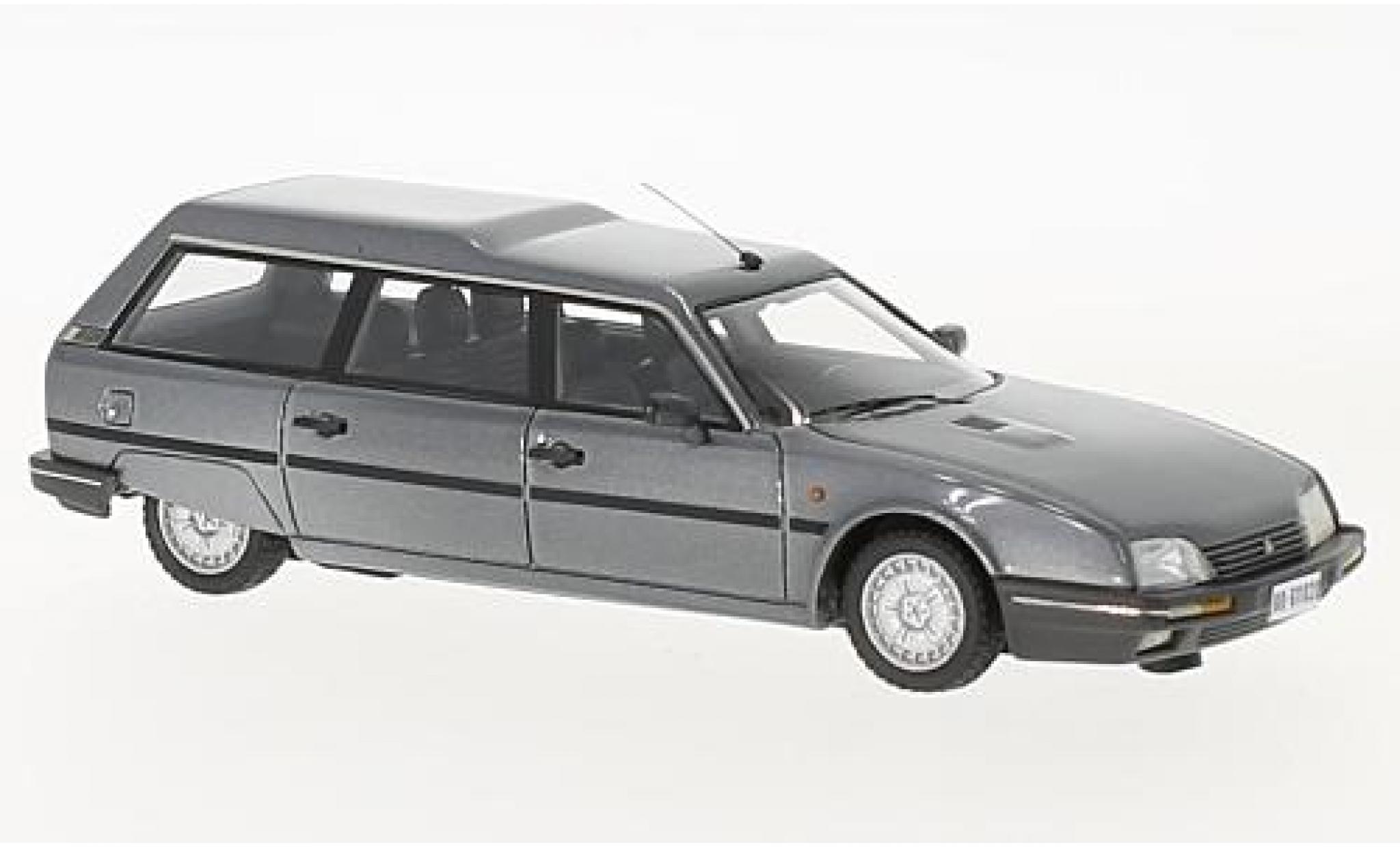 Citroen CX 1/43 Kess 25 TRD Turbo 2 Stationwagen metallic grijs 1986 modelauto