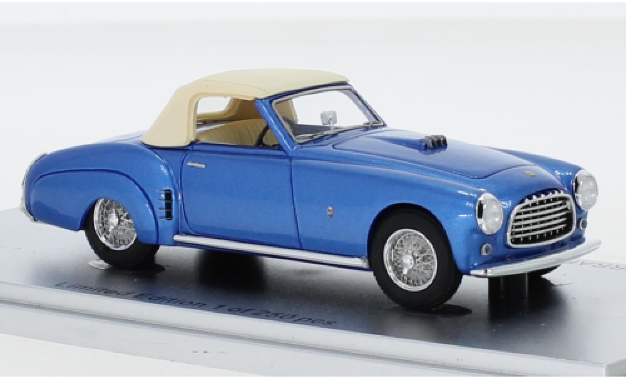 Ferrari 212 1/43 Kess Inter Ghia Cabriolet metallic blauw RHD 1952 Verdeck ferm&eacute; ch&acirc;ssis No.0233eu modelauto