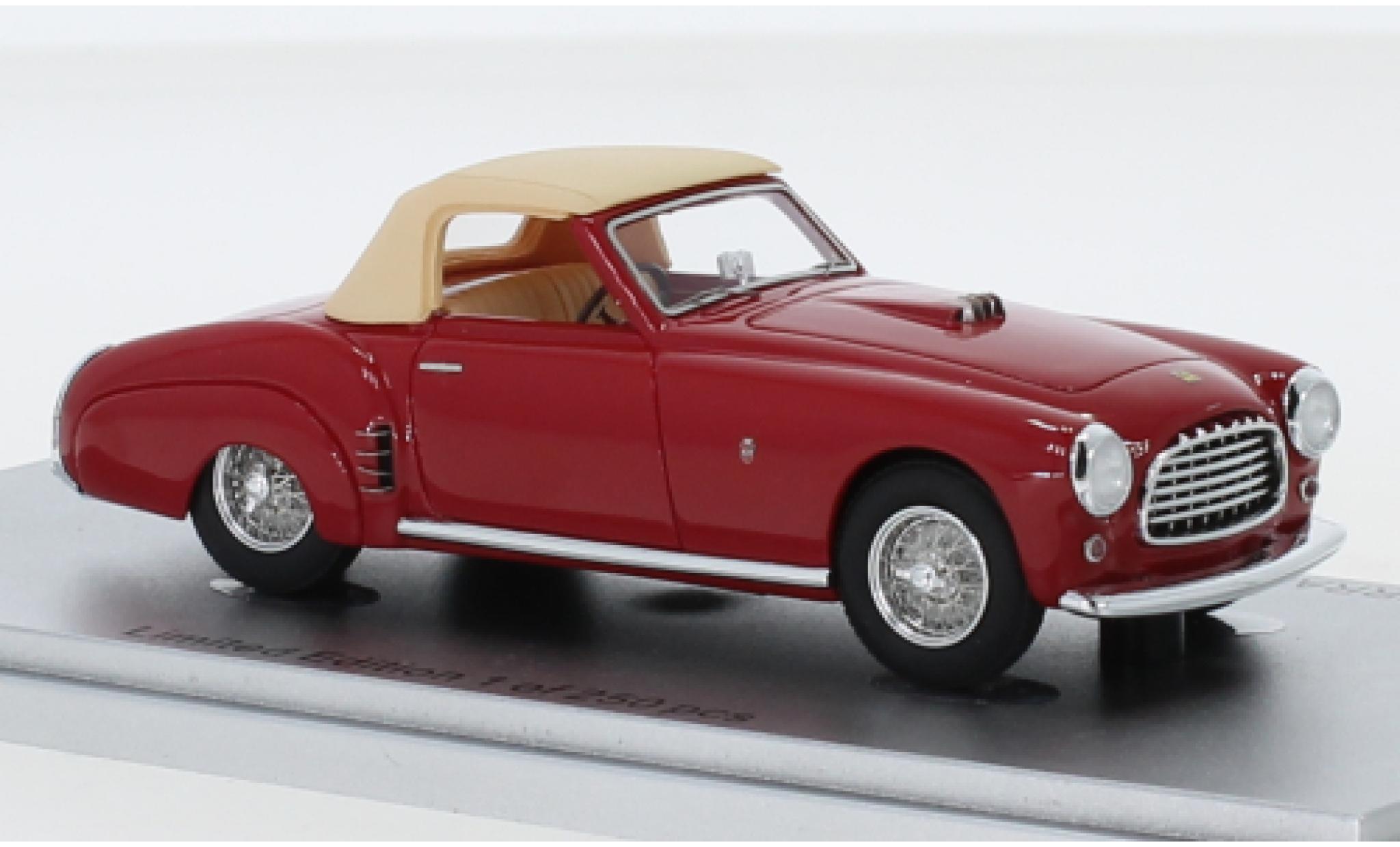 Ferrari 212 1/43 Kess Inter Ghia Cabriolet rood RHD 1952 Verdeck ferm&eacute; ch&acirc;ssis No.0233eu modelauto