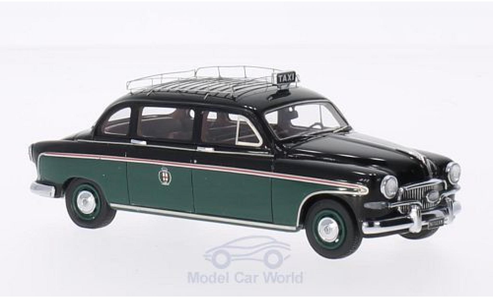 Fiat 1400 1/43 Kess B President Francis Lombardi Taxi Milano zwart/groen 1956 modelauto