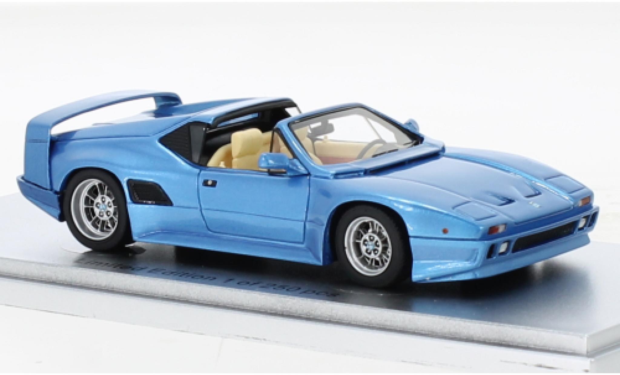 De Tomaso Pantera 1/43 Kess SI Targa metallic blauw 1993 modelauto