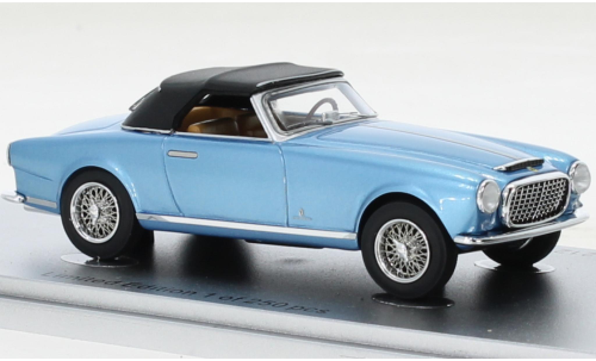 Ferrari 212 1/43 Kess Inter cabriolet metallic blauw clair/zwart 1952 modelauto