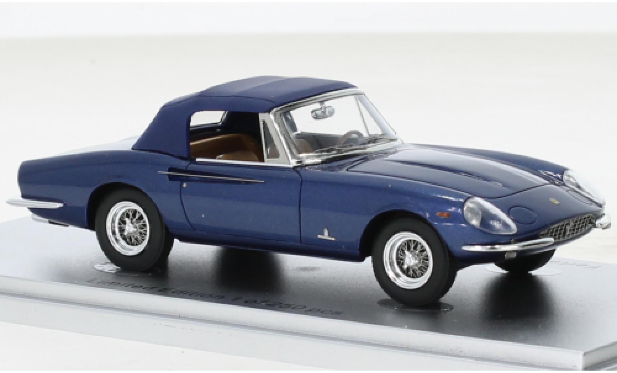 Ferrari 365 1/43 Kess California Spyder metallic blauw/blauw 1966 modelauto