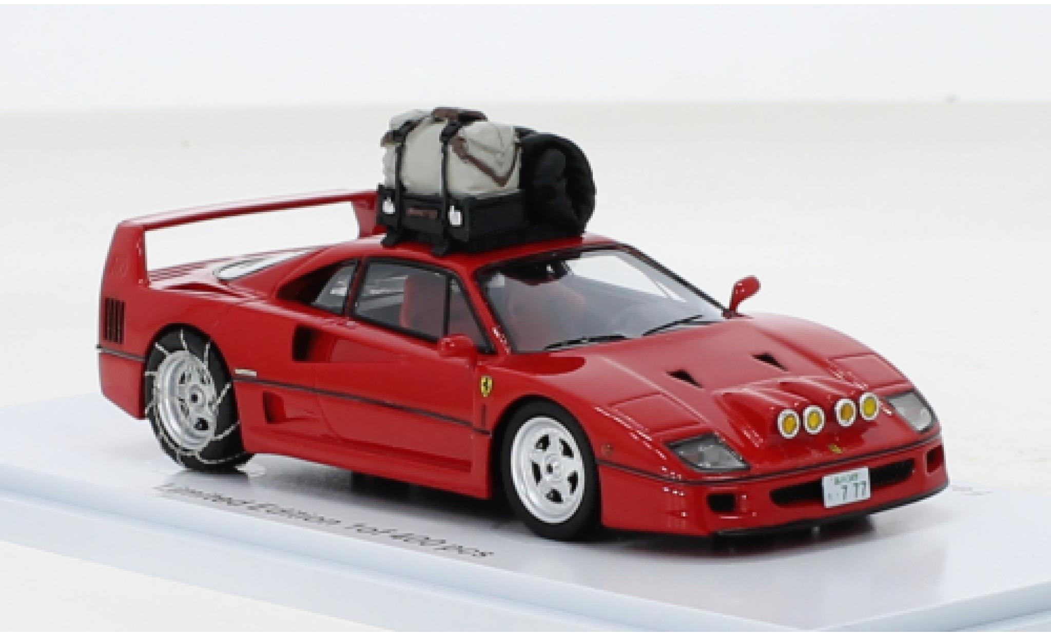 Ferrari F40 1/43 Kess rood Snow Drifting Japan 1993 modelauto