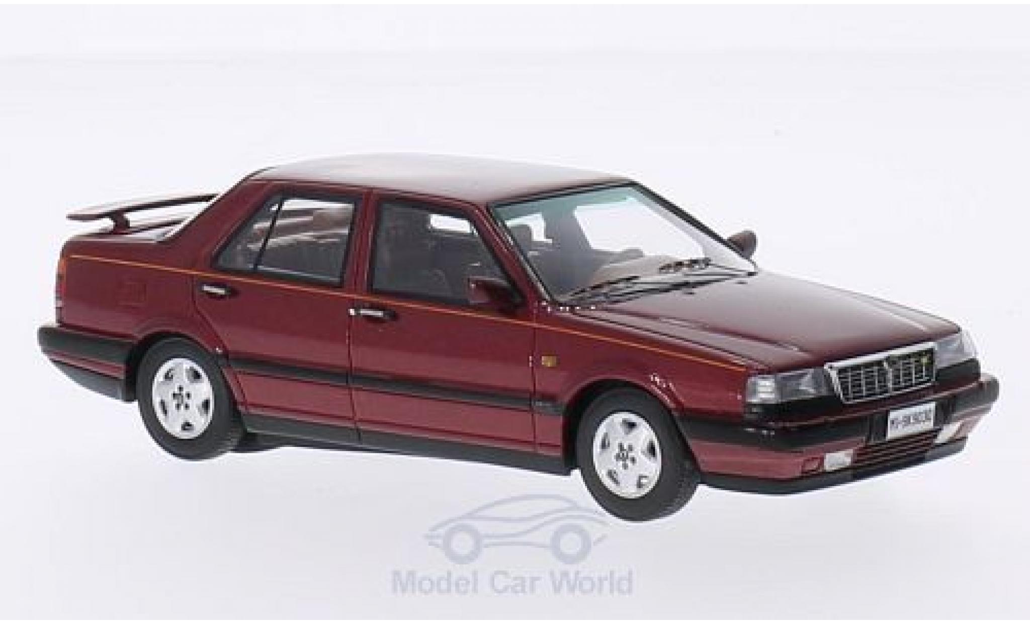 Lancia Thema 1/43 Kess 8.32 2S metallic rood 1988 modelauto