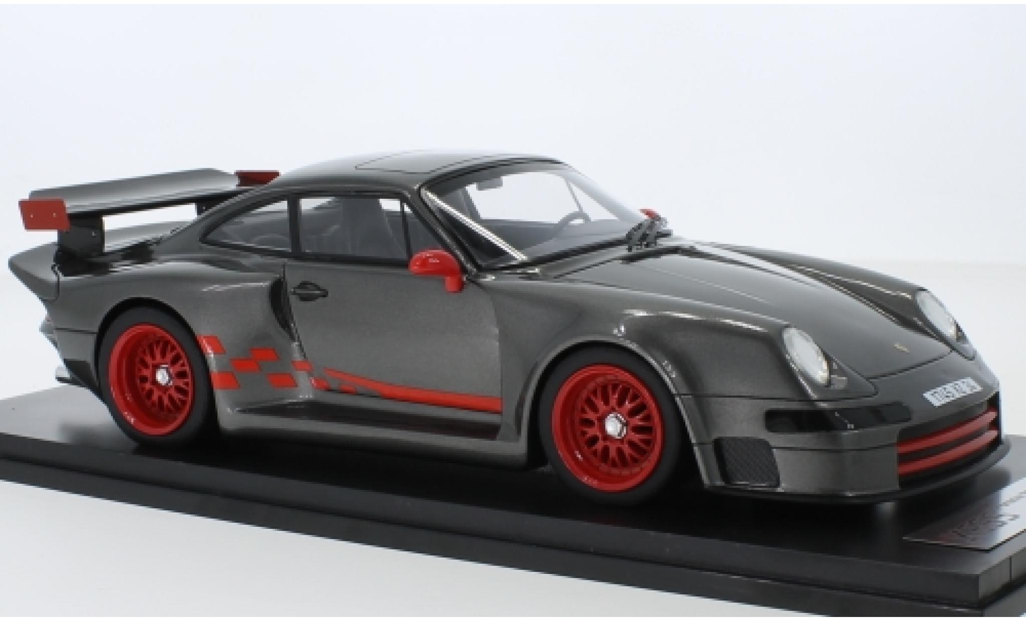 Porsche 993 1/18 Kess 911 () Almeras metallic grijs modelauto
