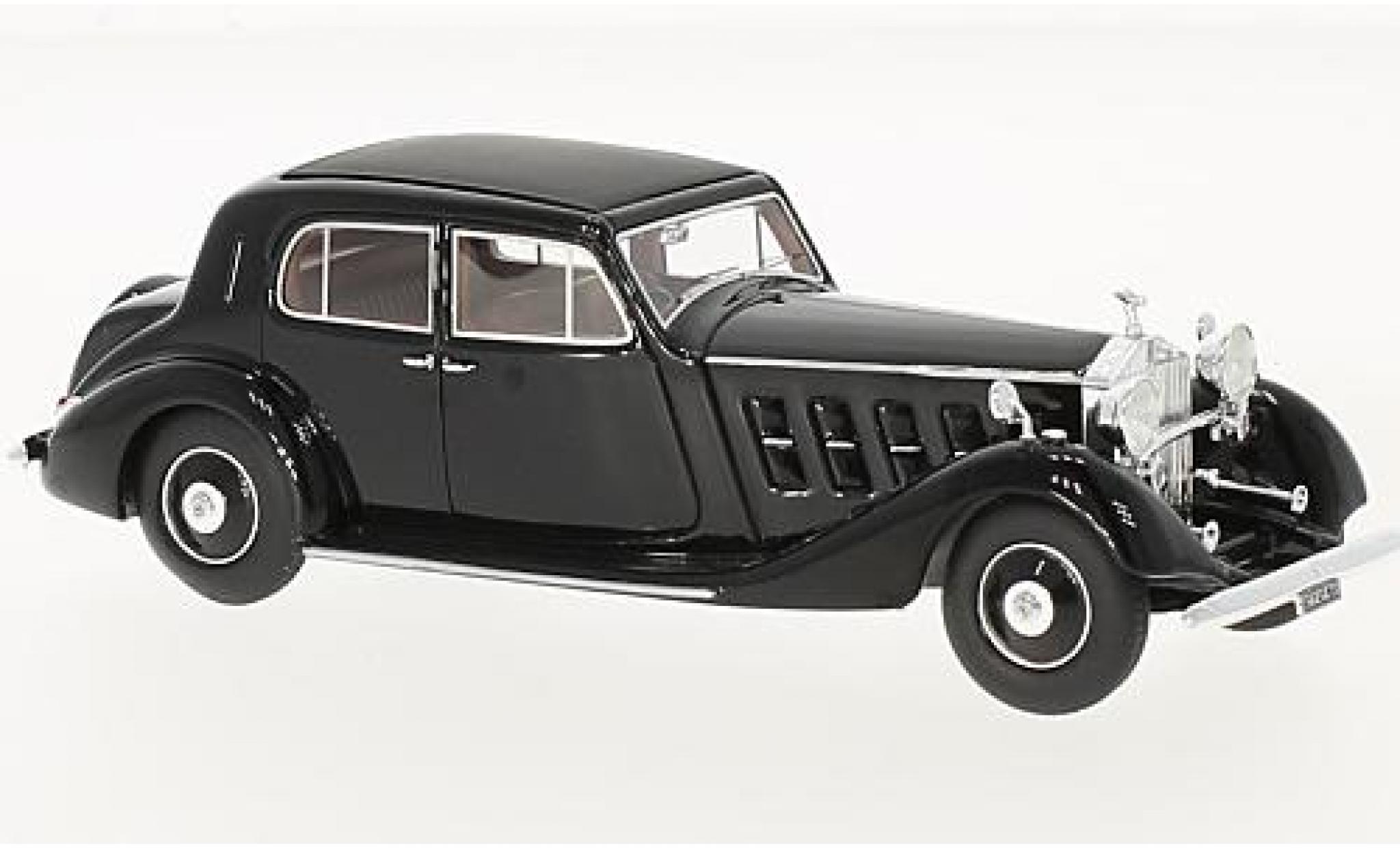 Rolls Royce Phantom 1/43 Kess II Pininfarina zwart RHD 1935 modelauto
