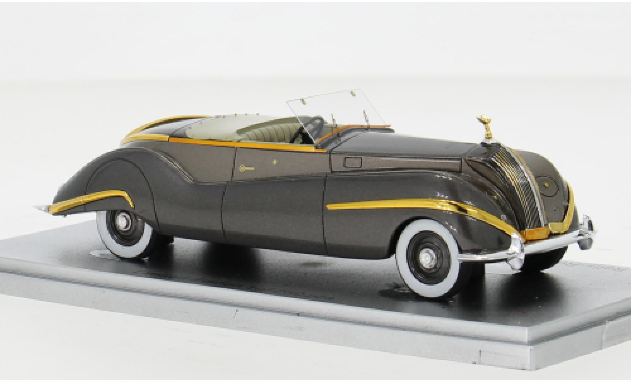 Rolls Royce Phantom 1/43 Kess III Labourdette Vuvotal bruin/gold 1947 1:43 modelauto