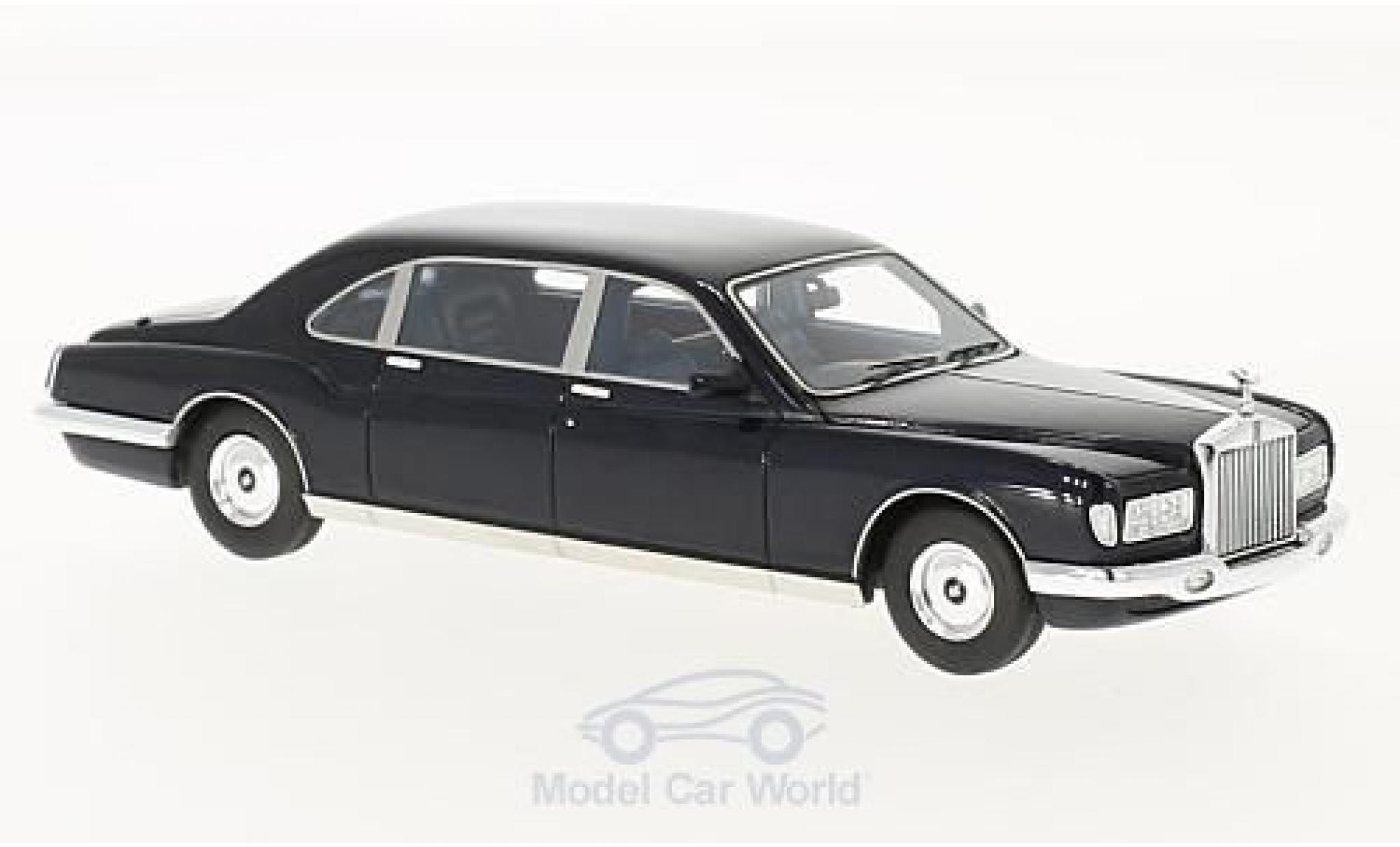 Rolls Royce Phantom 1/43 Kess Majestic Bertone blauw RHD 1995 modelauto